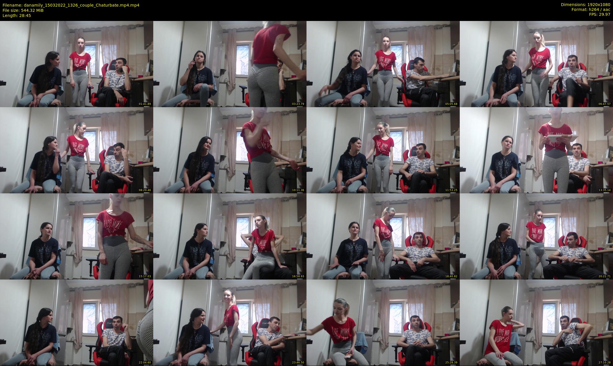 danamily — 29 minute Chaturbate female cam show recording, 1080p, Mar 15, 2022