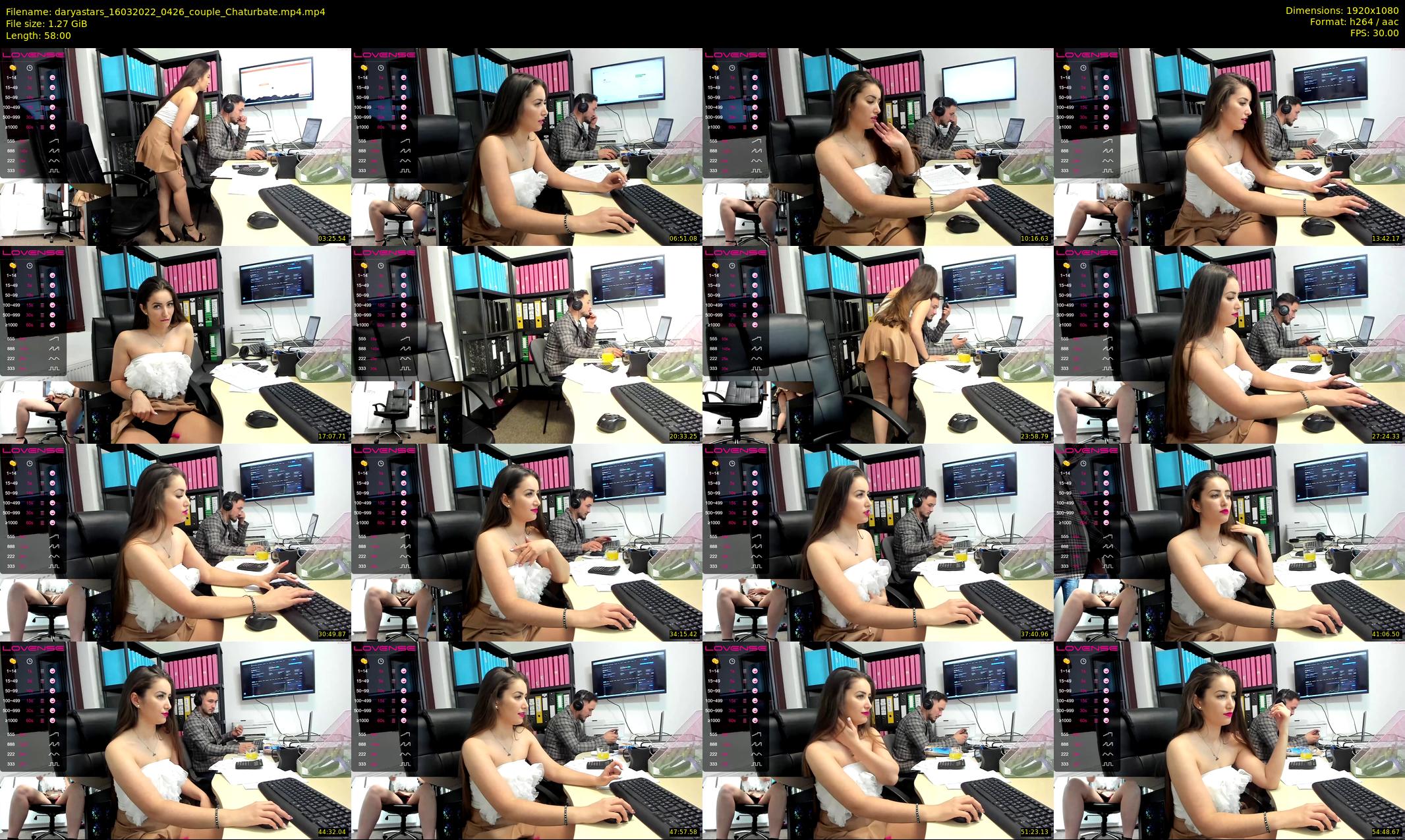 daryastars — 58 minute Chaturbate couple cam show recording, 1080p, Mar 16, 2022
