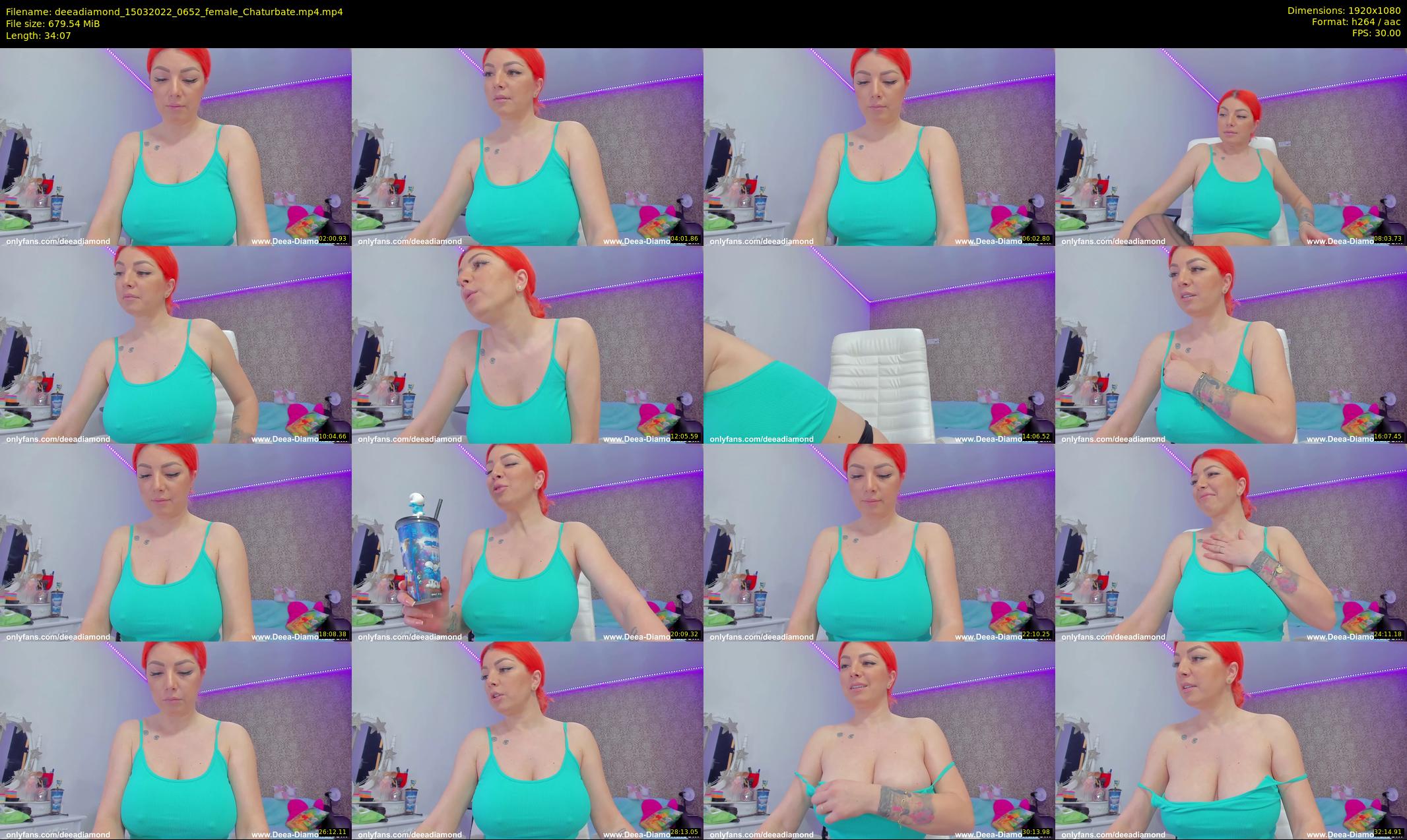 deeadiamond — 35 minute Chaturbate female cam show recording, 1080p, Mar 15, 2022