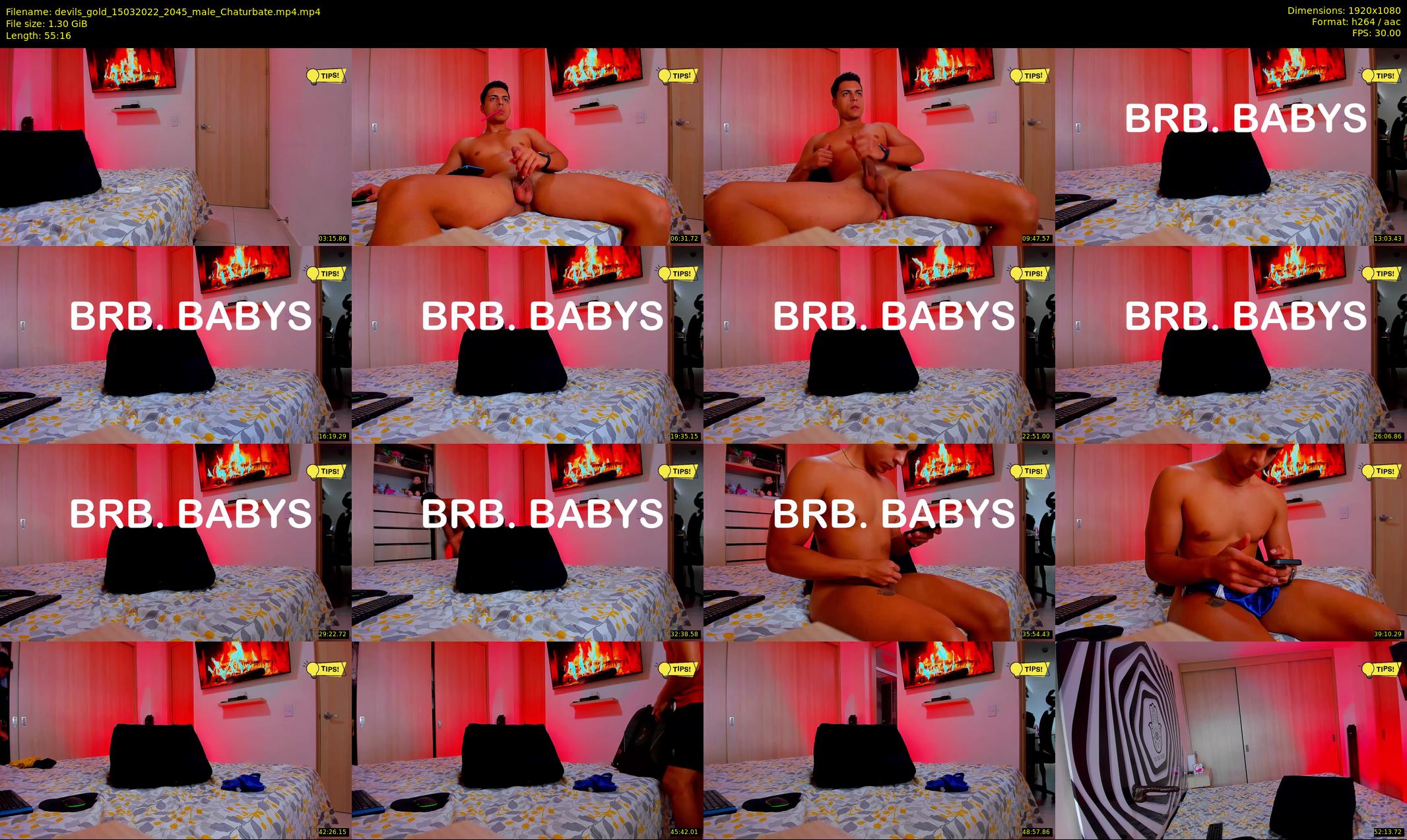 devils_gold — 56 minute Chaturbate male cam show recording, 1080p, Mar 15, 2022