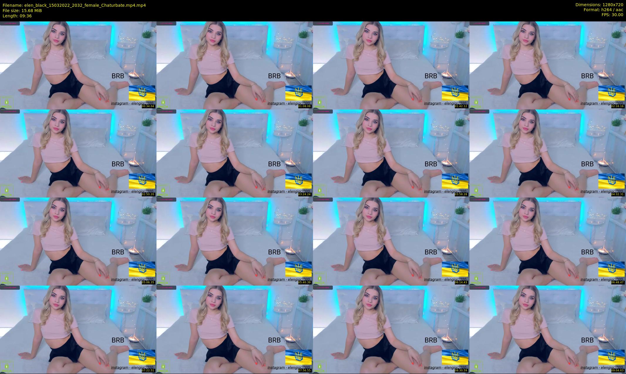 elen_black — 10 minute Chaturbate female cam show recording, 720p, Mar 15, 2022