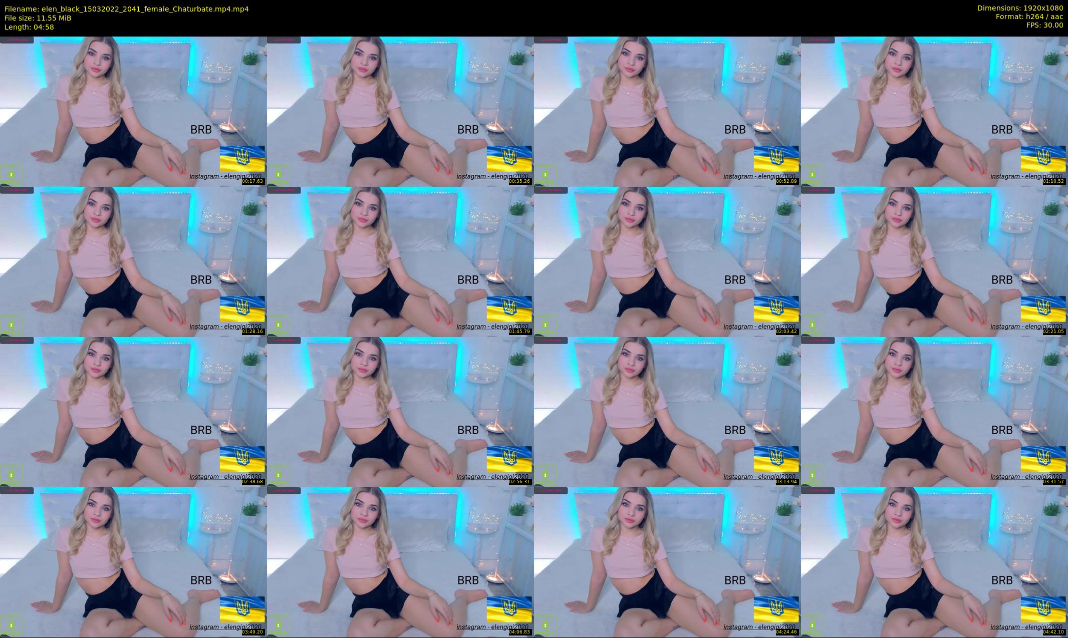 elen_black — 5 minute Chaturbate female cam show recording, 1080p, Mar 15, 2022