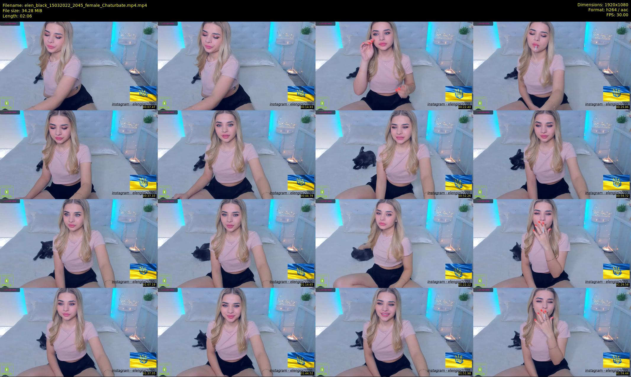 elen_black — 3 minute Chaturbate female cam show recording, 1080p, Mar 15, 2022