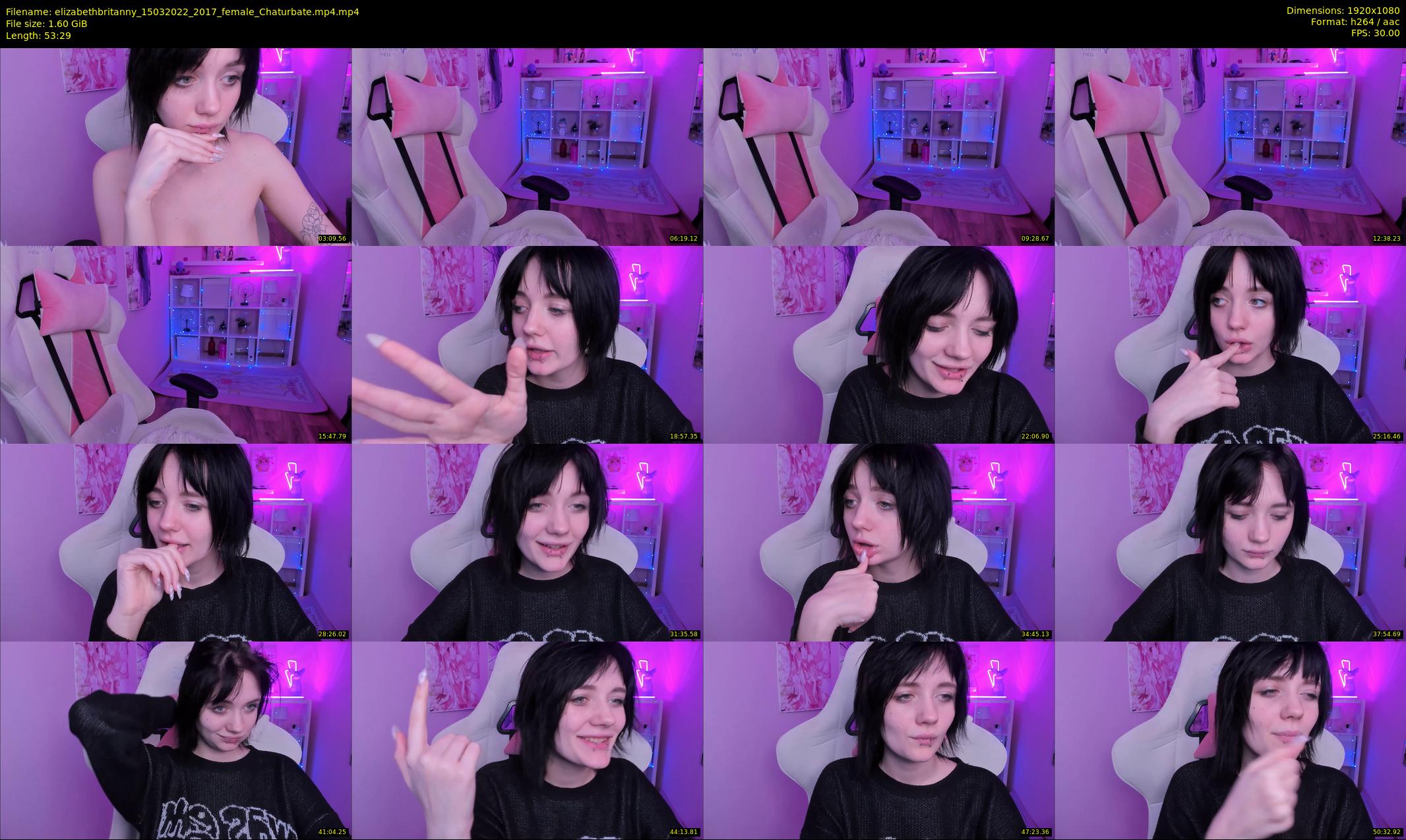 elizabethbritanny — 54 minute Chaturbate female cam show recording, 1080p, Mar 15, 2022