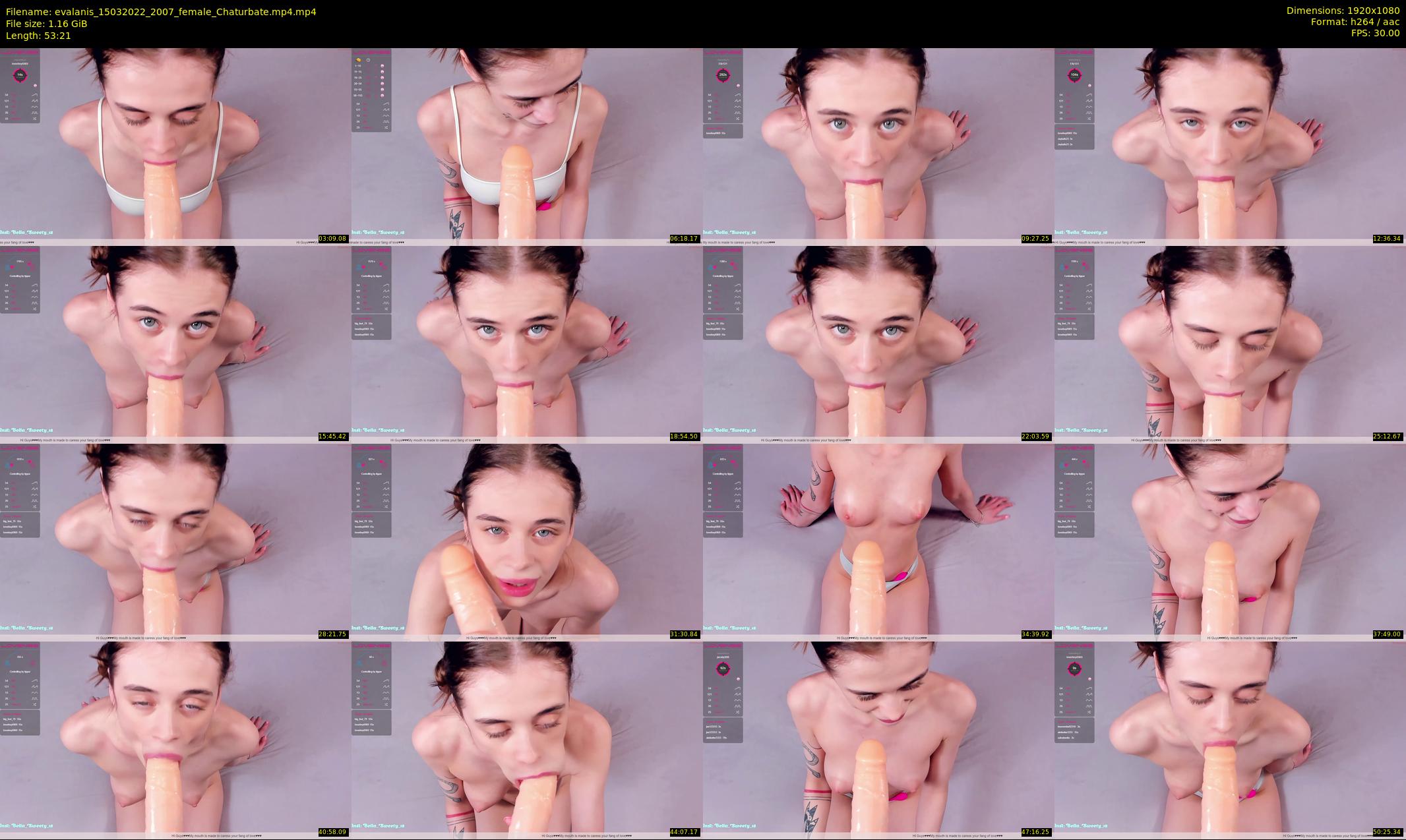 evalanis — 54 minute Chaturbate couple cam show recording, 1080p, Mar 15, 2022