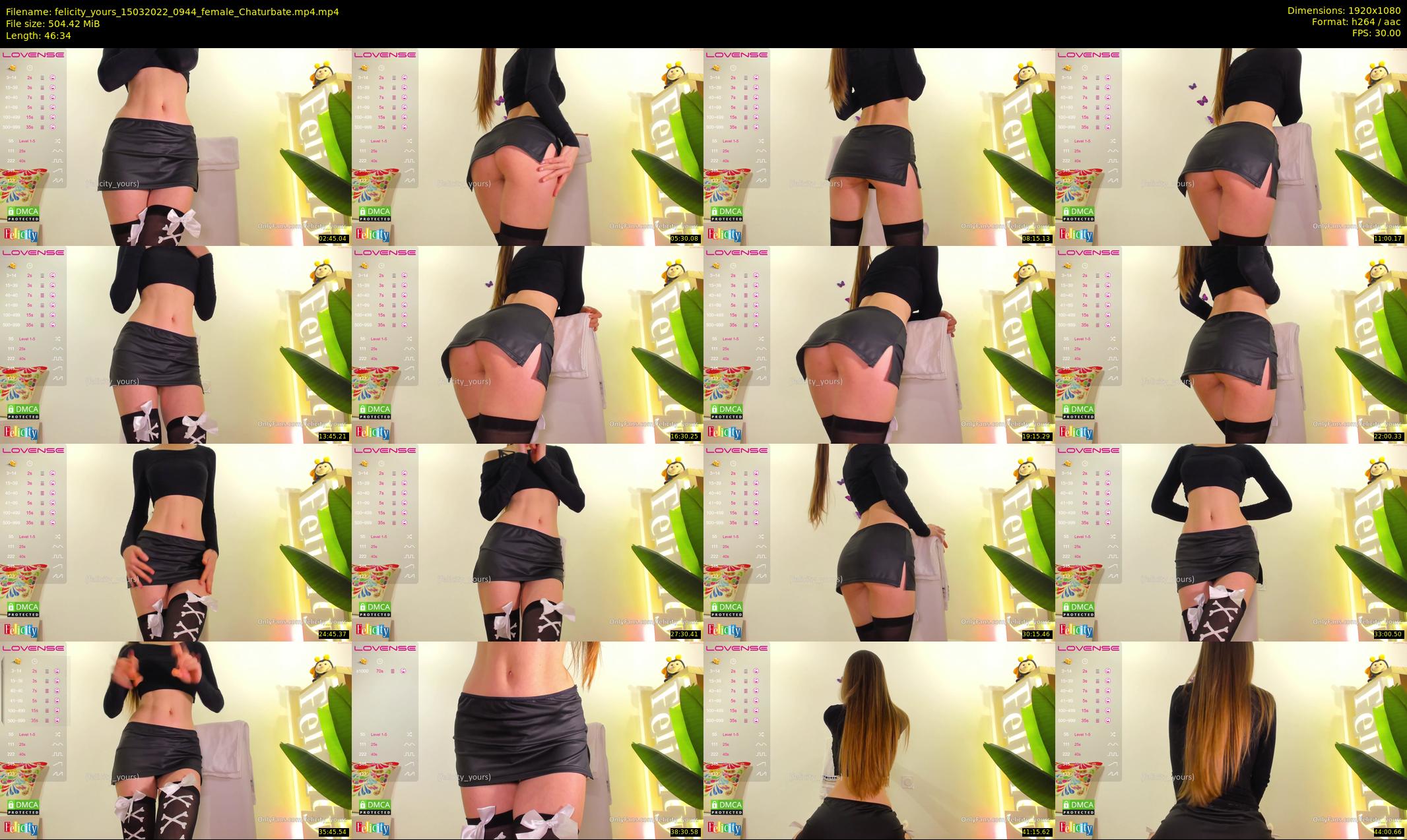 felicity_yours — 47 minute Chaturbate female cam show recording, 1080p, Mar 15, 2022