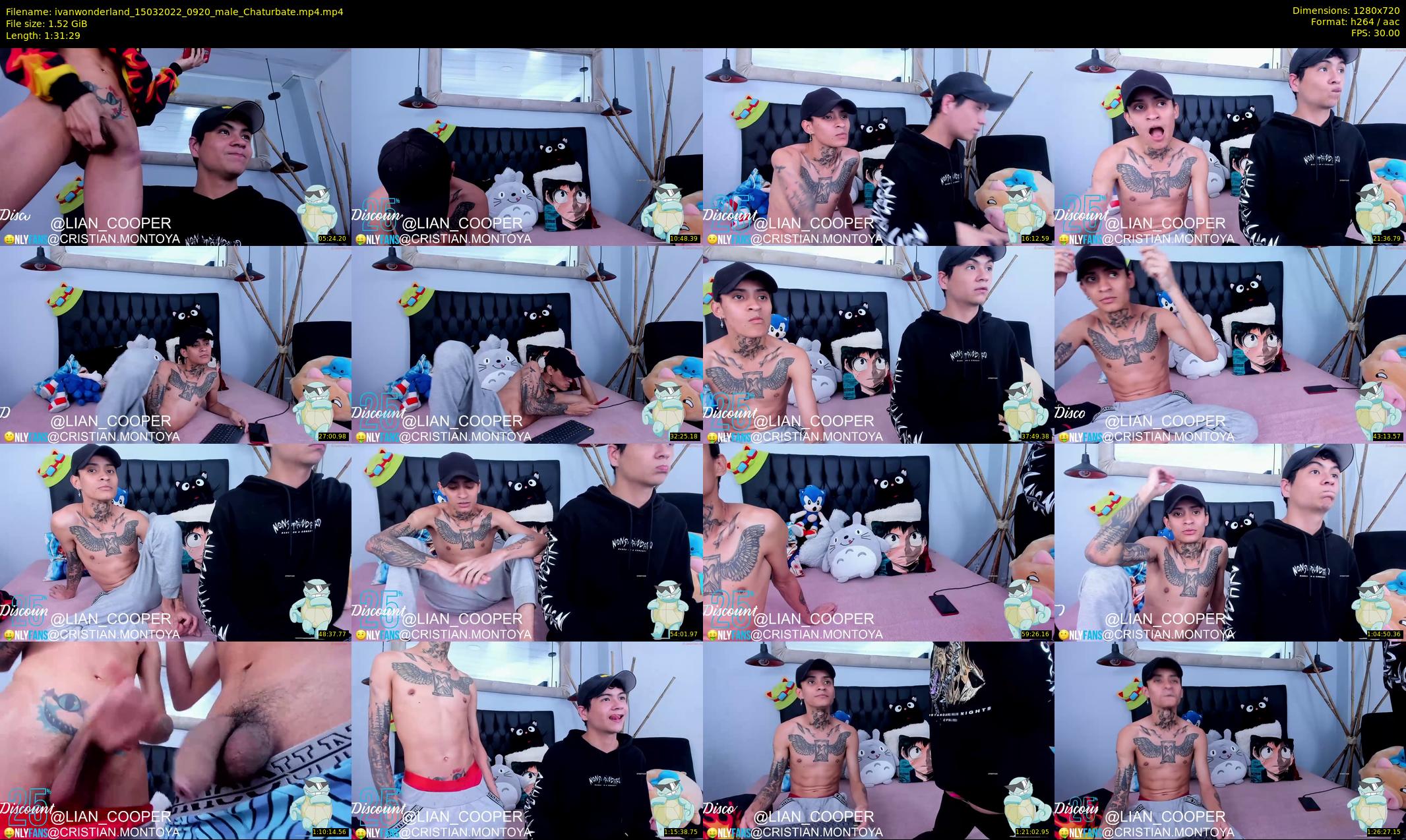 ivanwonderland — 92 minute Chaturbate male cam show recording, 720p, Mar 15, 2022