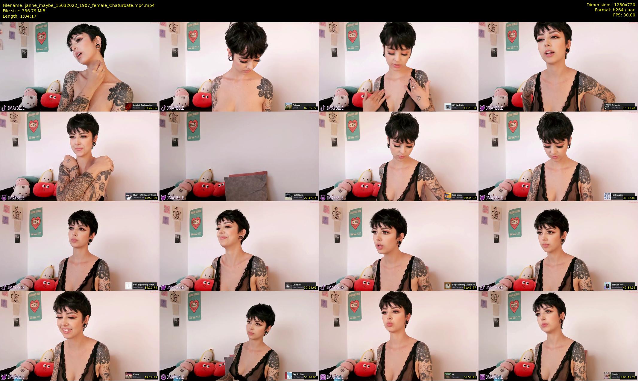 janne_maybe — 65 minute Chaturbate female cam show recording, 720p, Mar 15, 2022