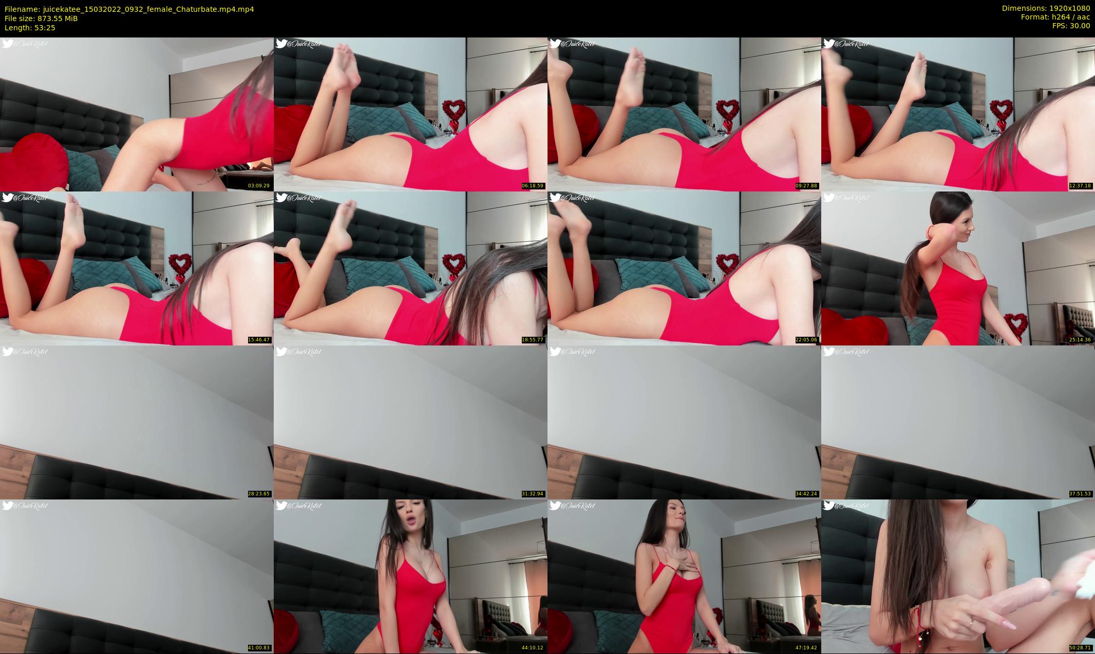 juicekatee — 54 minute Chaturbate female cam show recording, 1080p, Mar 15, 2022
