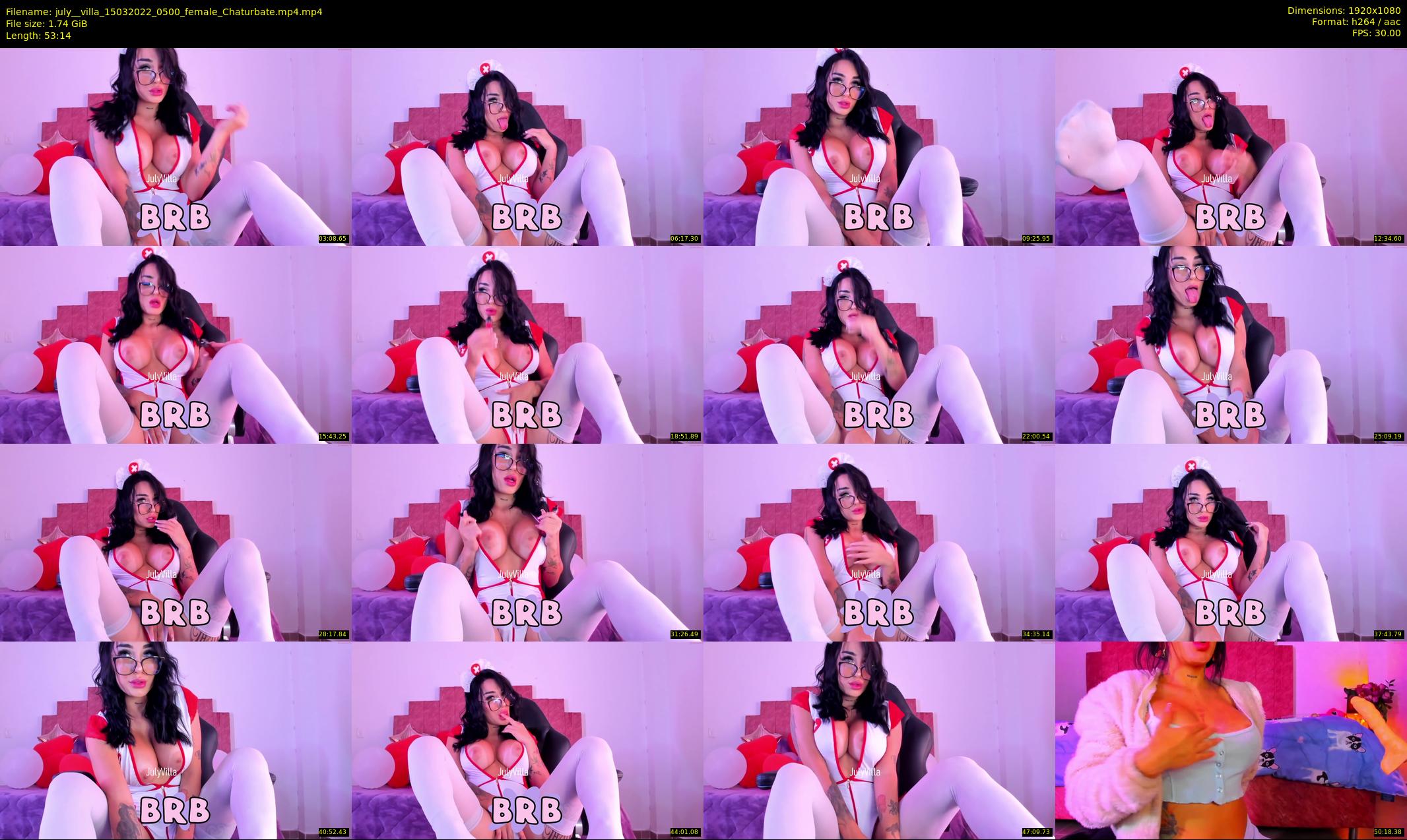 july__villa — 54 minute Chaturbate female cam show recording, 1080p, Mar 15, 2022
