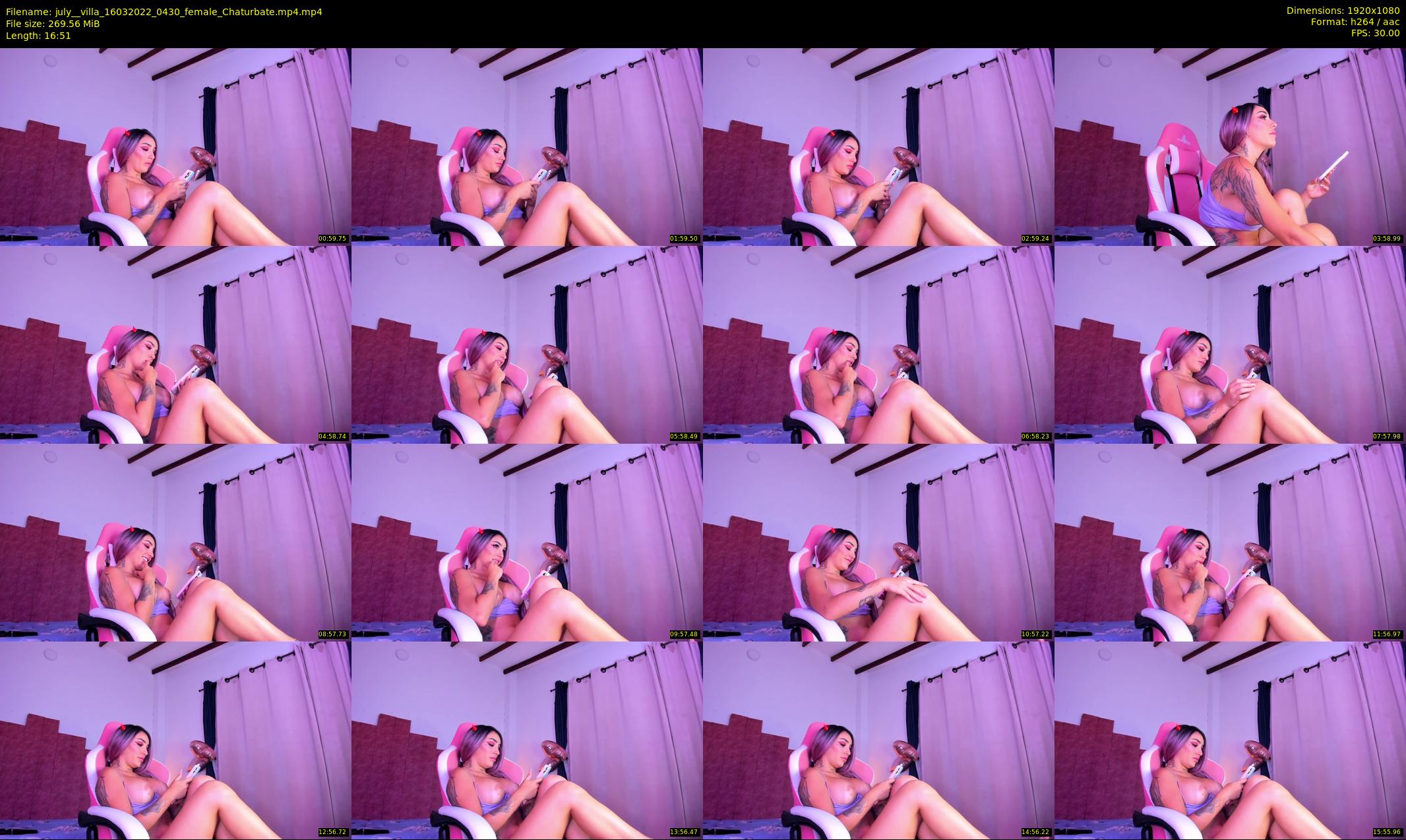 july__villa — 17 minute Chaturbate female cam show recording, 1080p, Mar 16, 2022