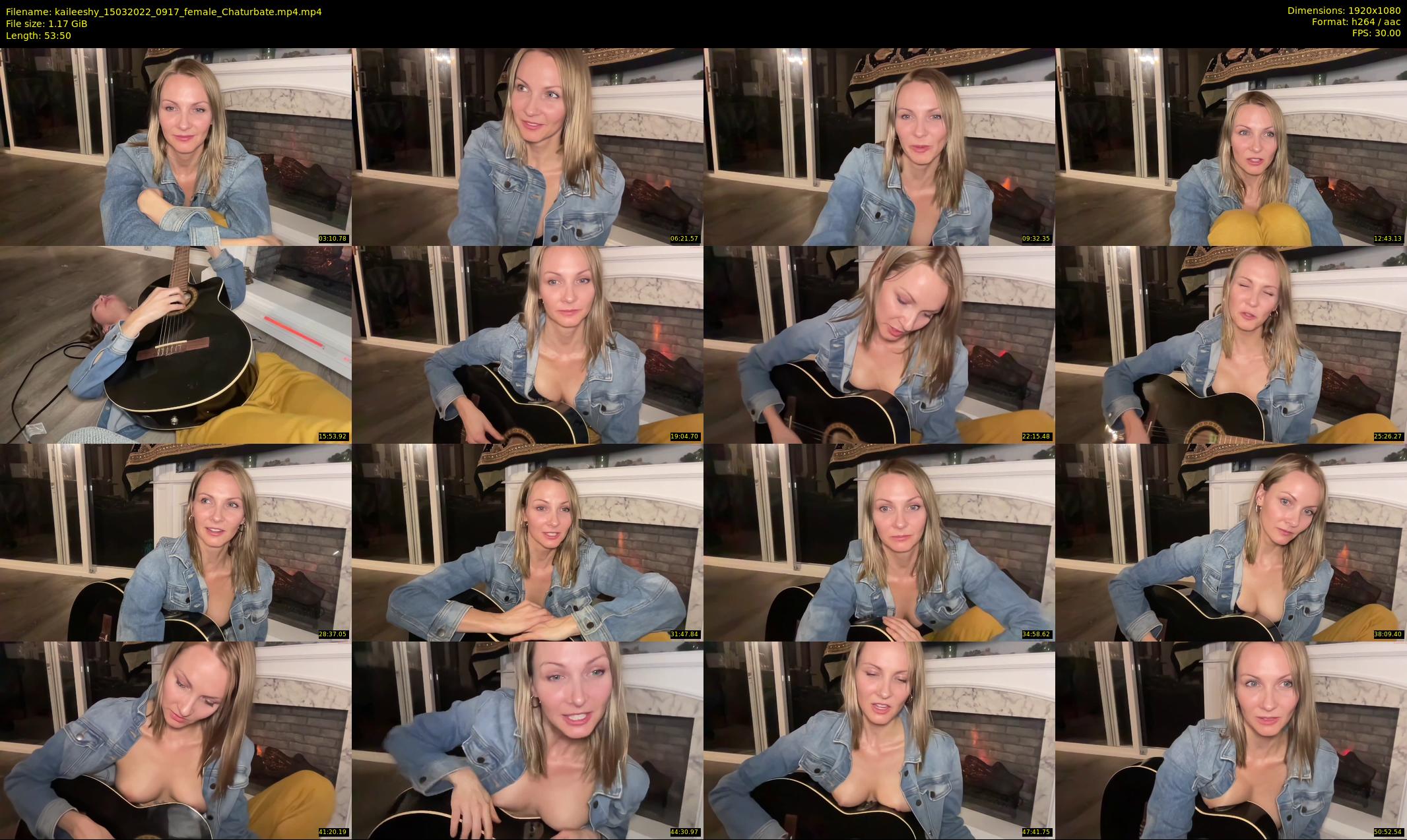 kaileeshy — 54 minute Chaturbate female cam show recording, 1080p, Mar 15, 2022