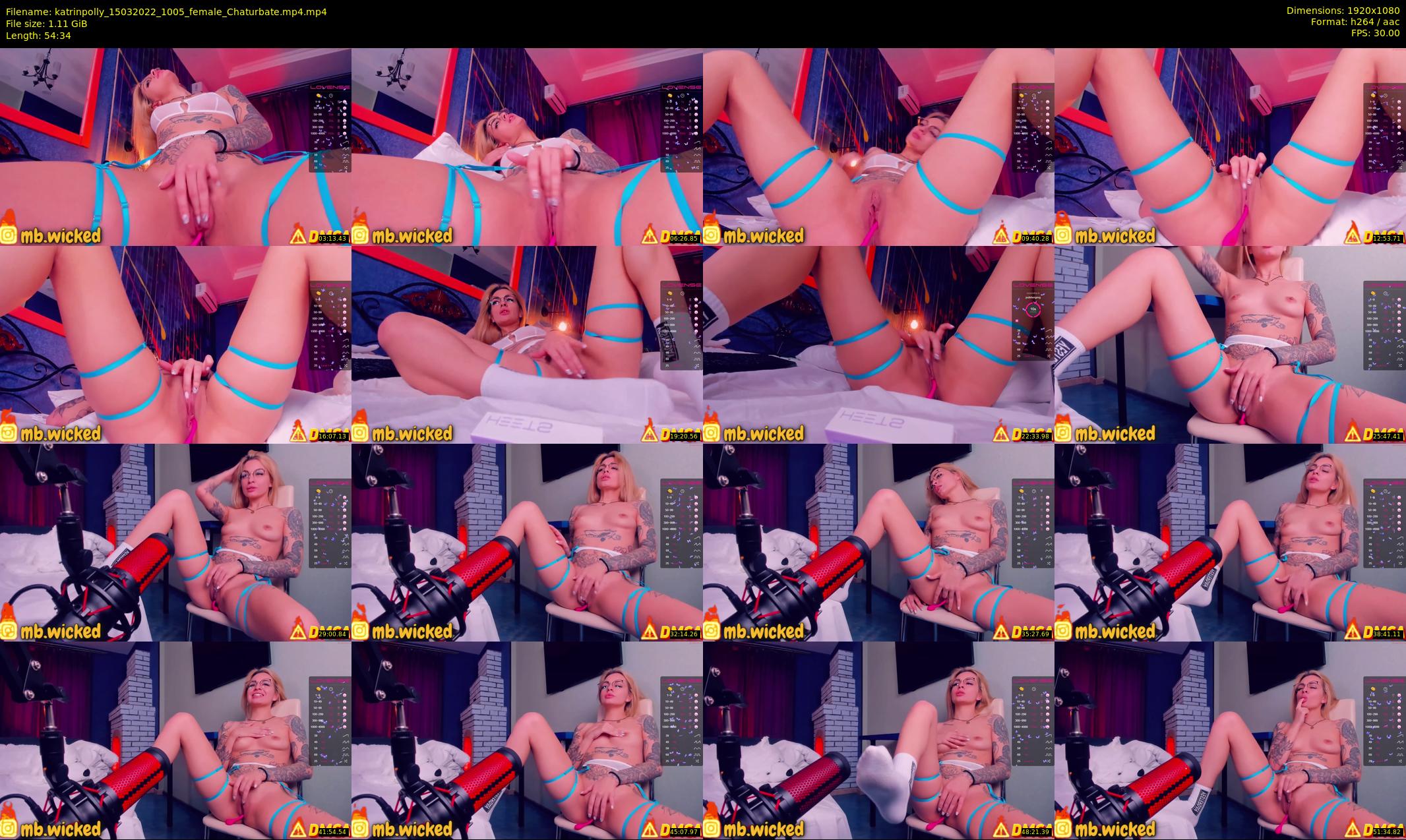 katrinpolly — 55 minute Chaturbate couple cam show recording, 1080p, Mar 15, 2022