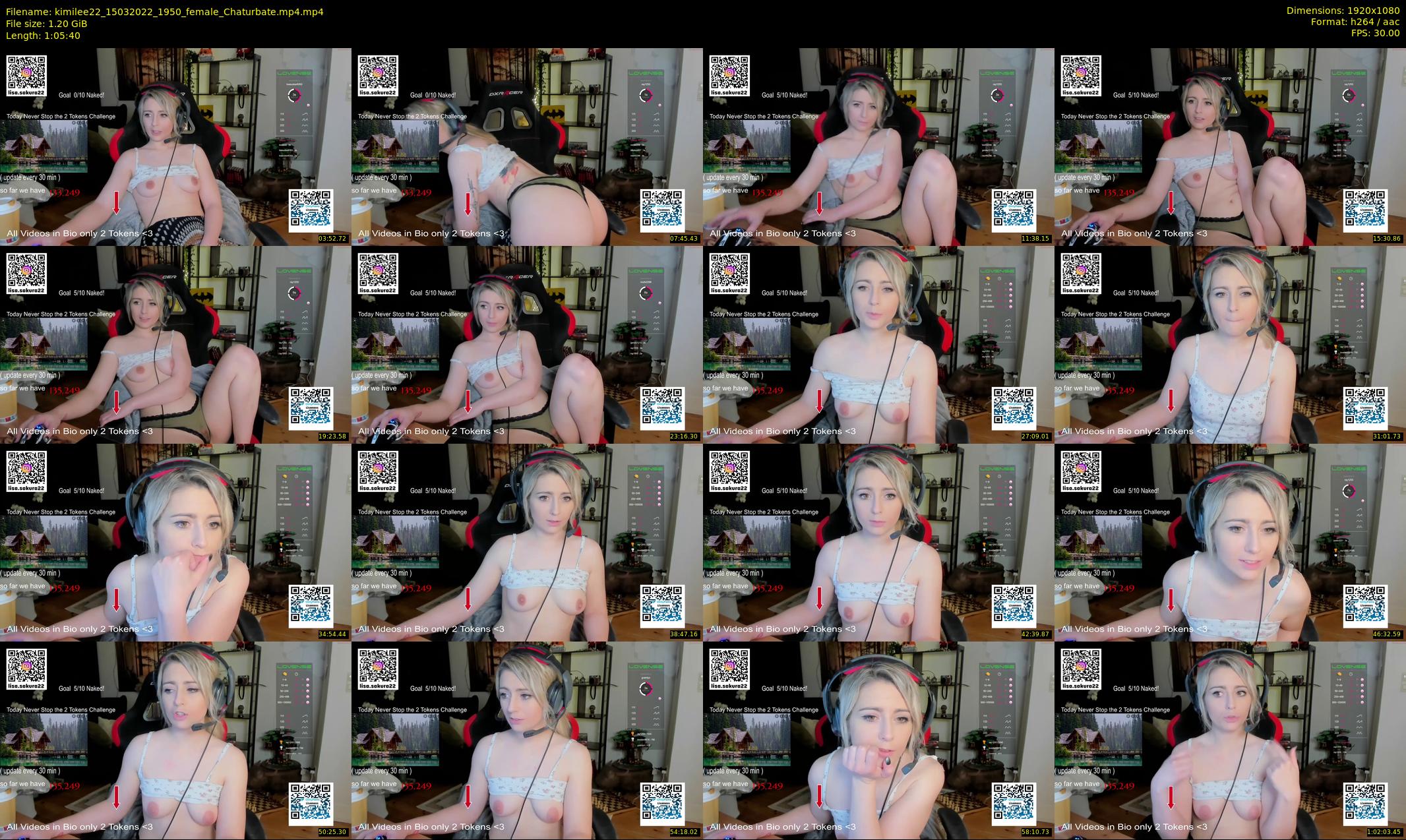 kimilee22 — 66 minute Chaturbate female cam show recording, 1080p, Mar 15, 2022