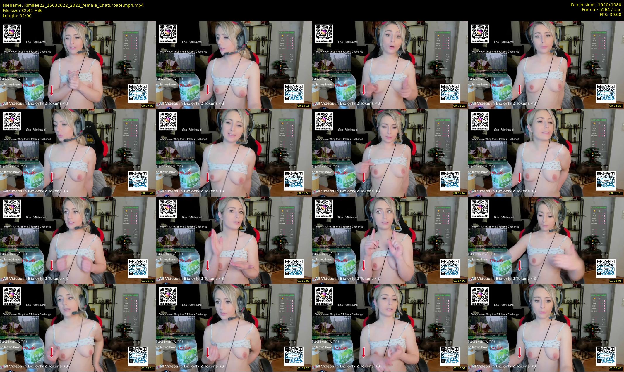 kimilee22 — 2 minute Chaturbate female cam show recording, 1080p, Mar 15, 2022