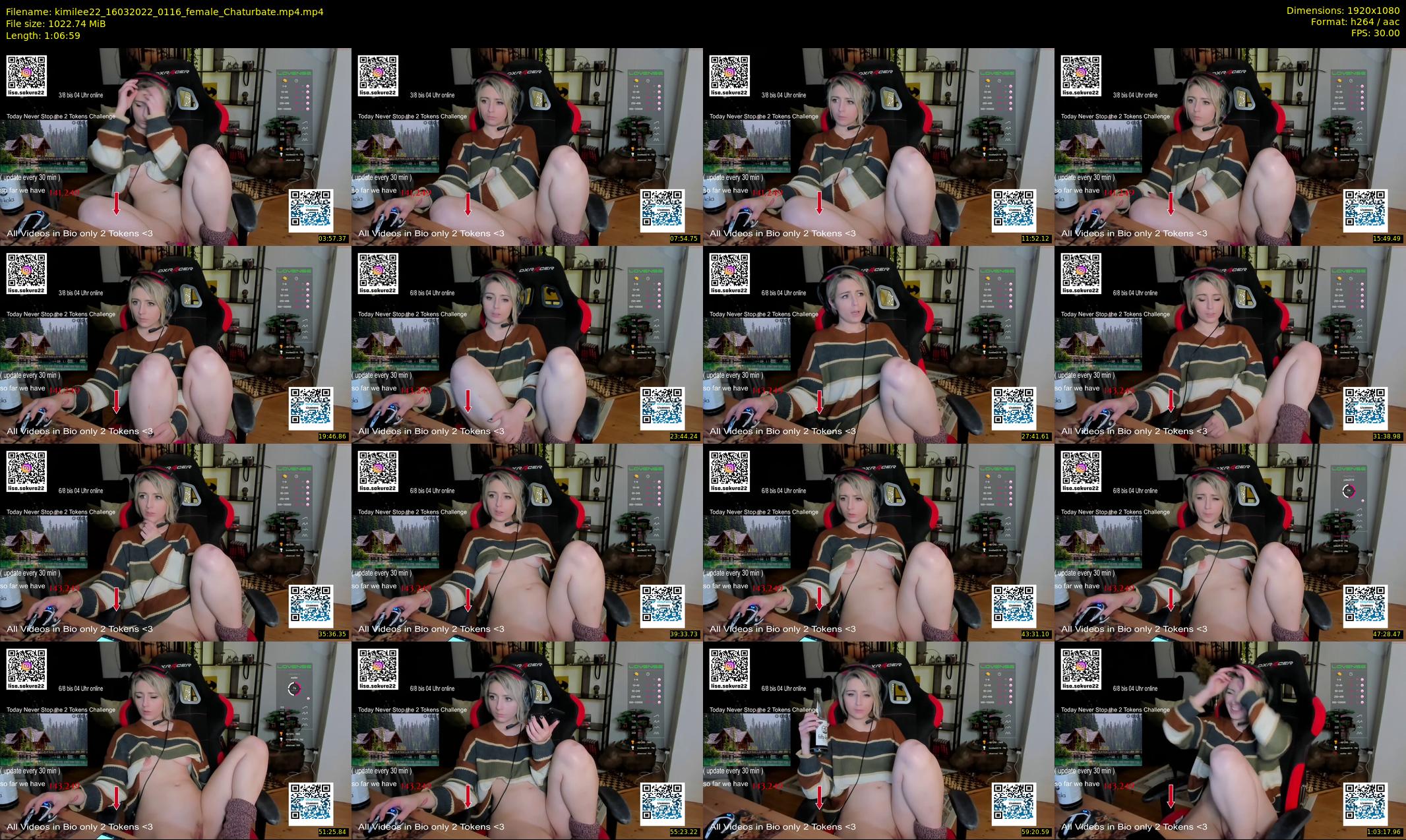 kimilee22 — 67 minute Chaturbate female cam show recording, 1080p, Mar 16, 2022