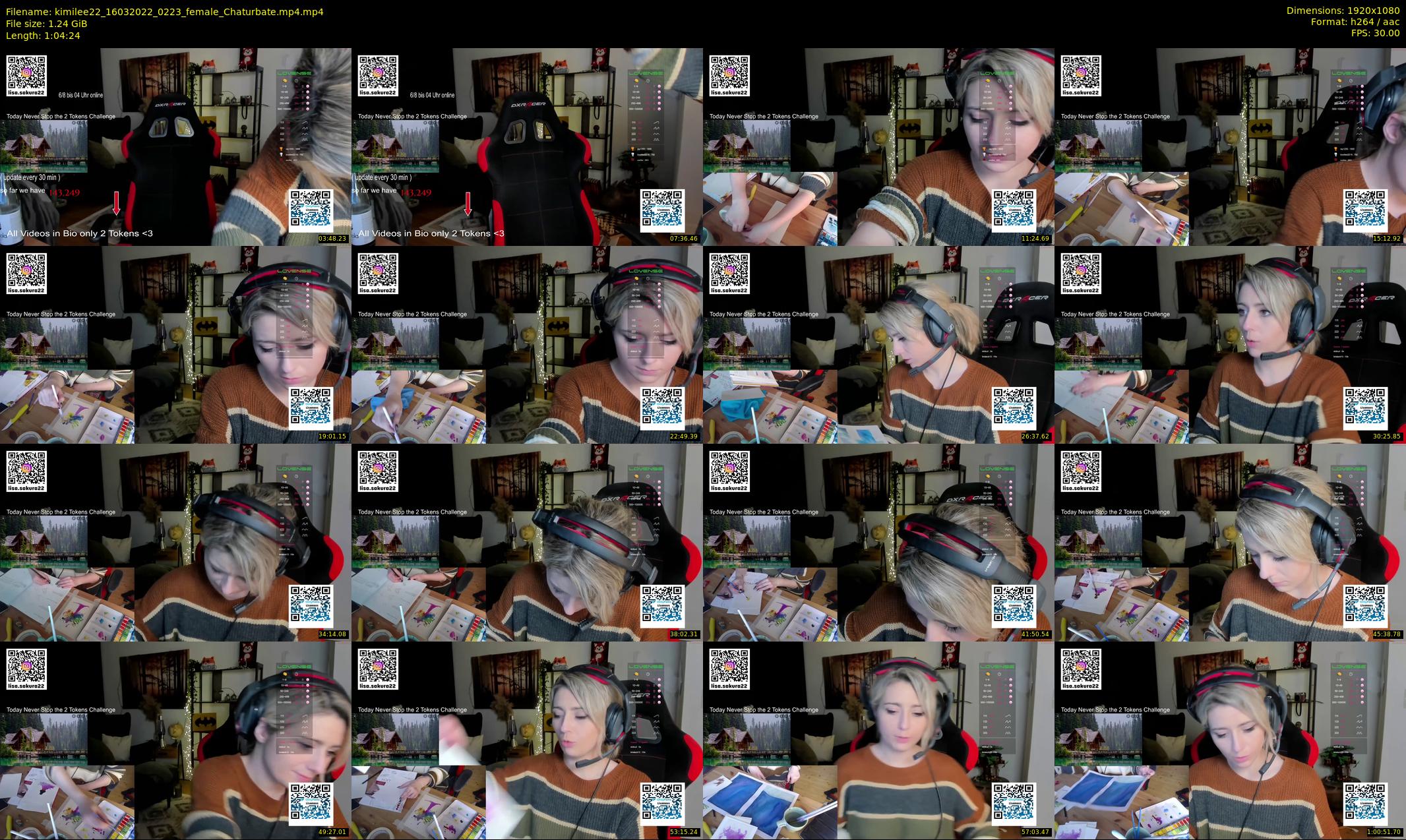 kimilee22 — 65 minute Chaturbate female cam show recording, 1080p, Mar 16, 2022