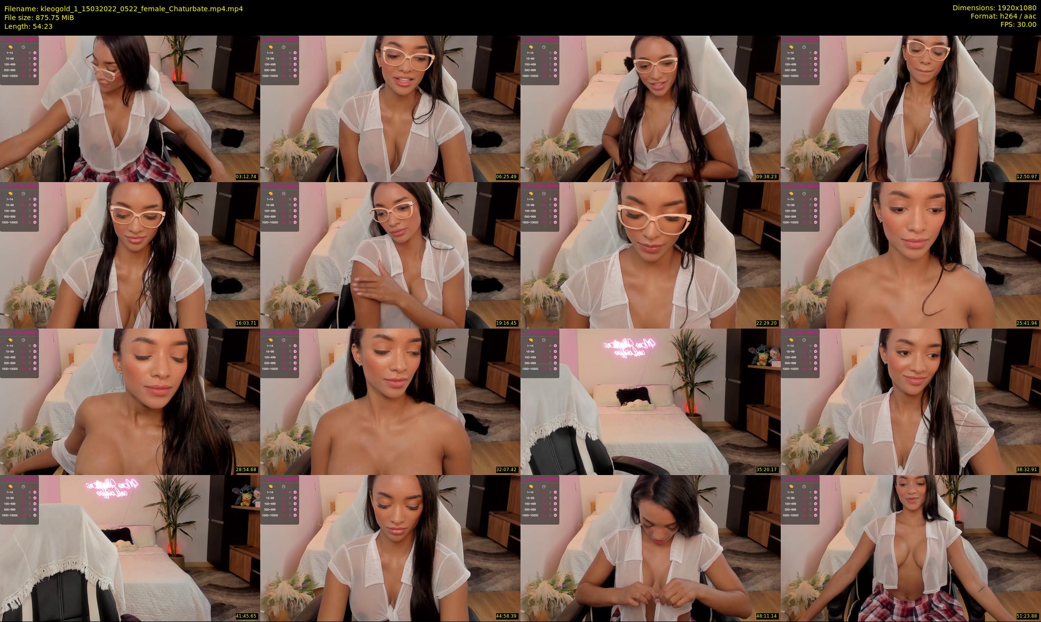 kleogold_1 — 55 minute Chaturbate female cam show recording, 1080p, Mar 15, 2022