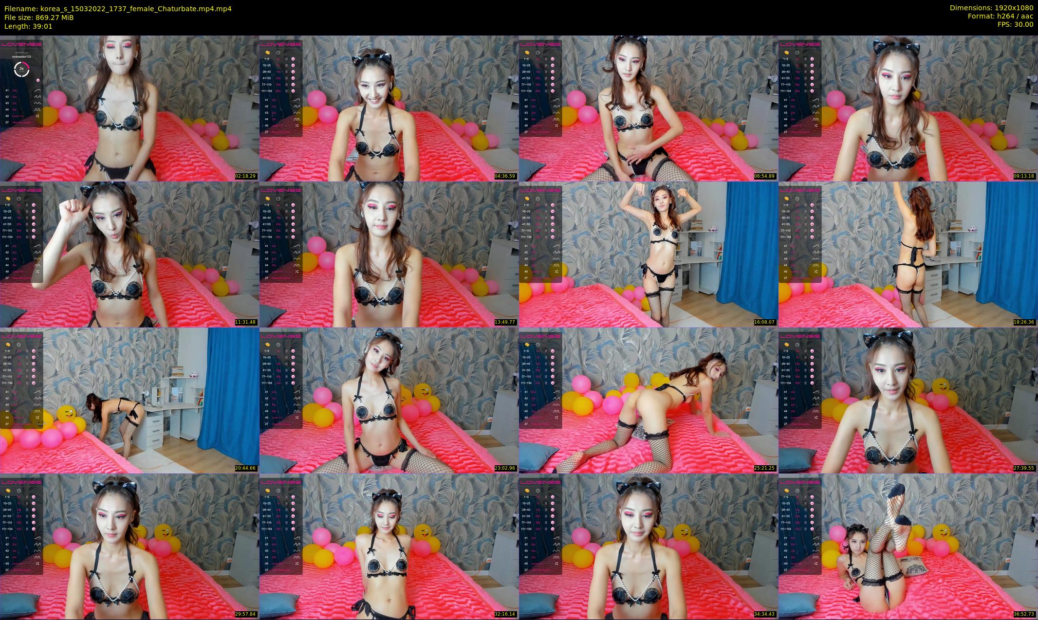 korea_s — 40 minute Chaturbate female cam show recording, 1080p, Mar 15, 2022