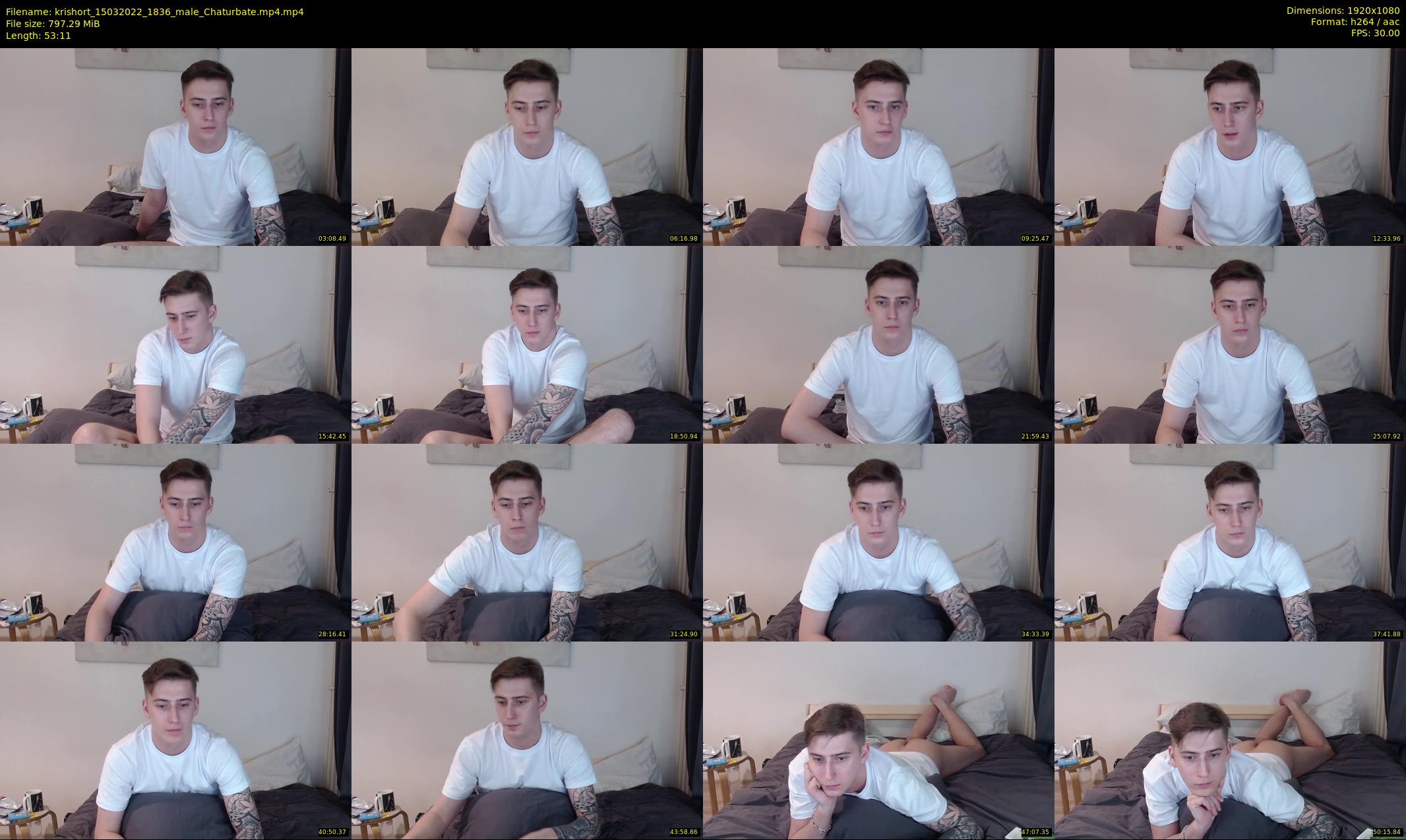 krishort — 54 minute Chaturbate male cam show recording, 1080p, Mar 15, 2022