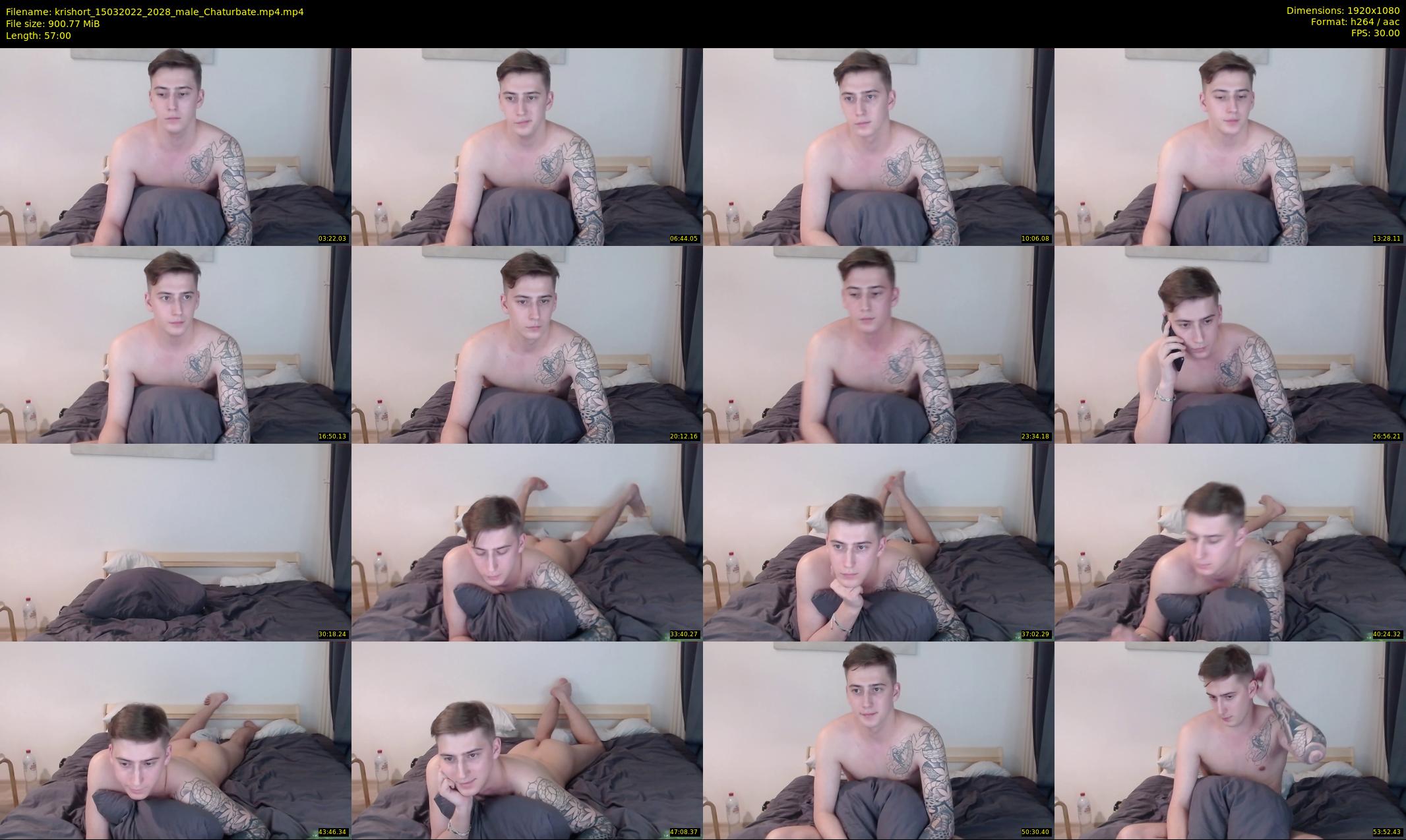 krishort — 57 minute Chaturbate male cam show recording, 1080p, Mar 15, 2022