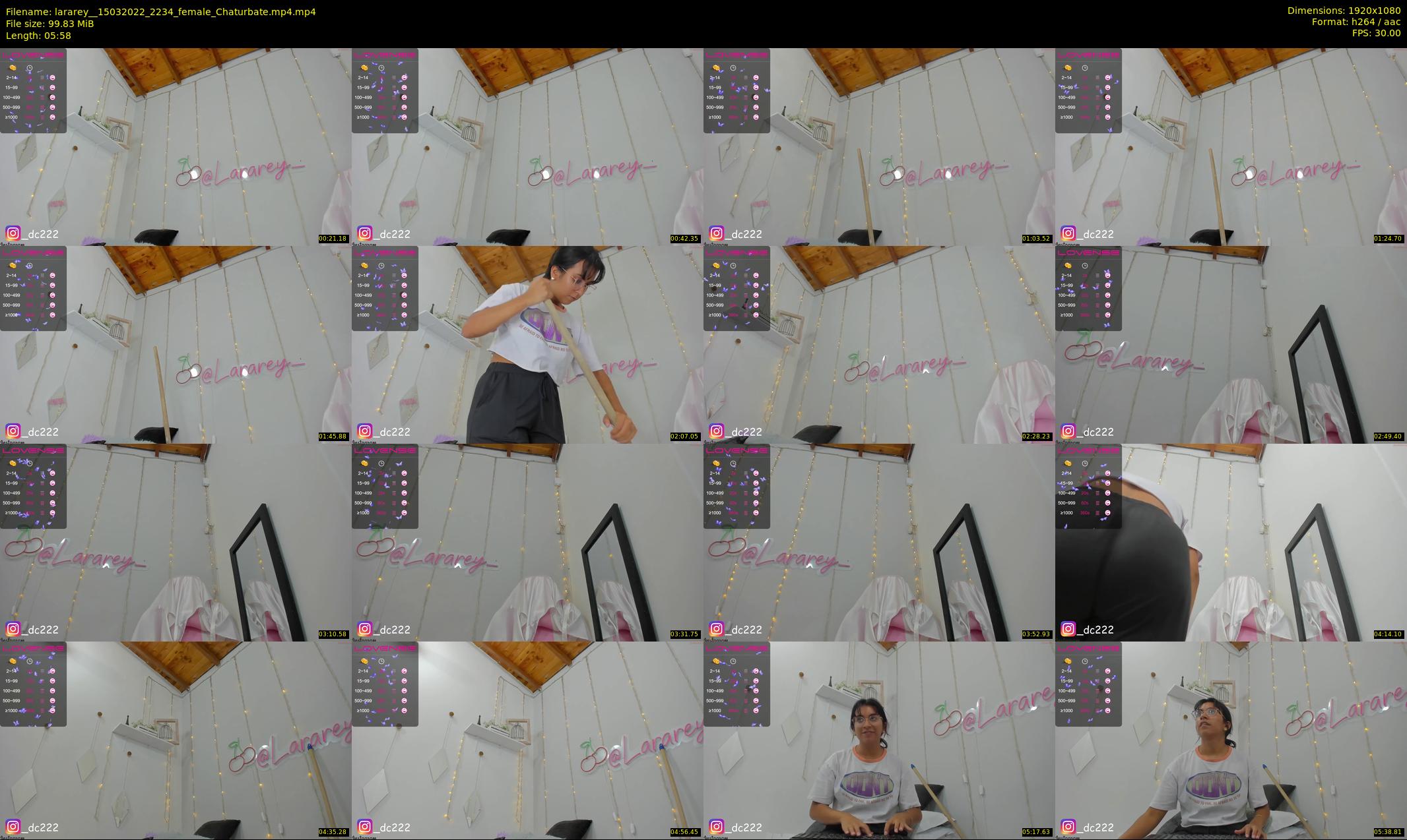lararey_ — 6 minute Chaturbate female cam show recording, 1080p, Mar 15, 2022