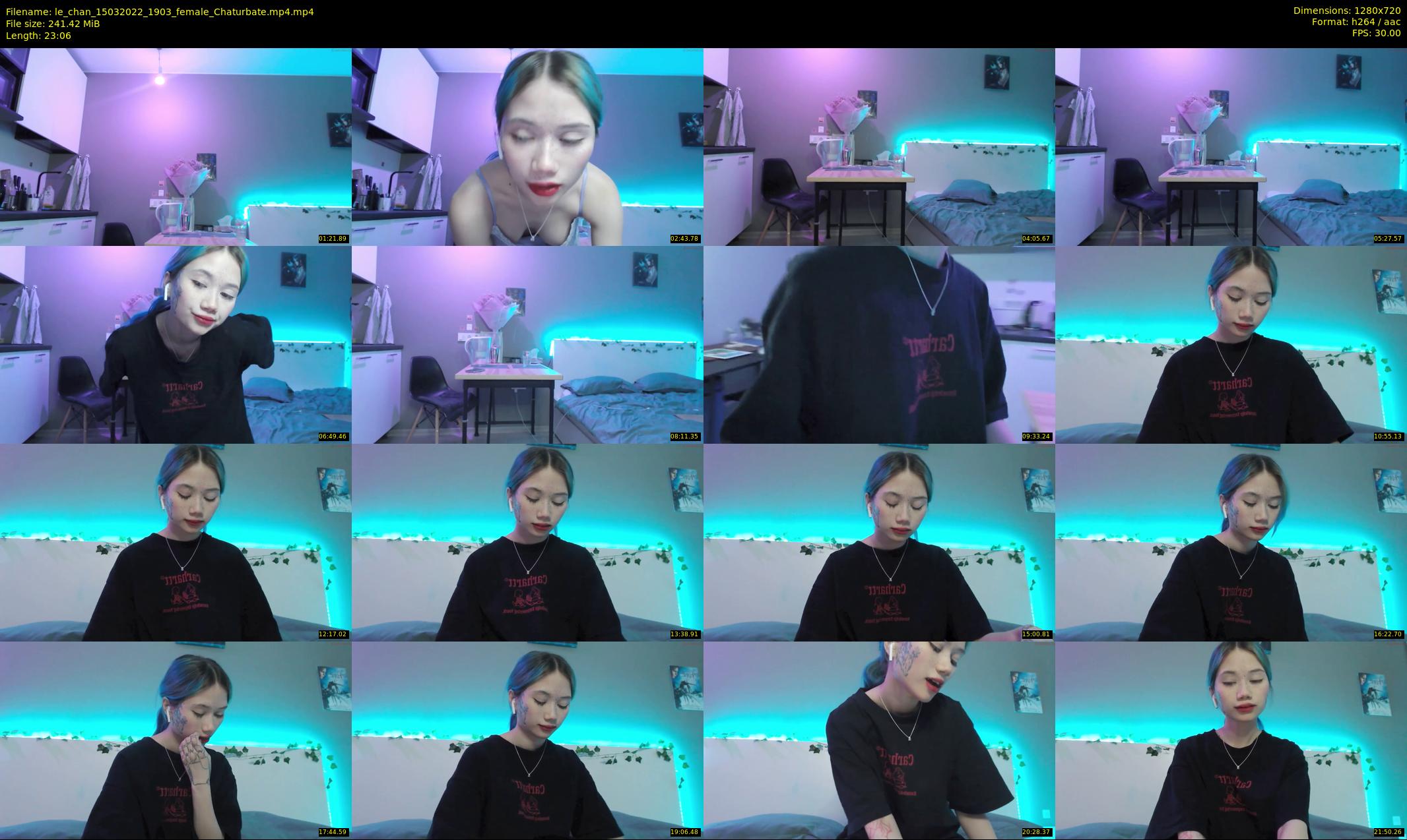 le_chan — 24 minute Chaturbate female cam show recording, 720p, Mar 15, 2022