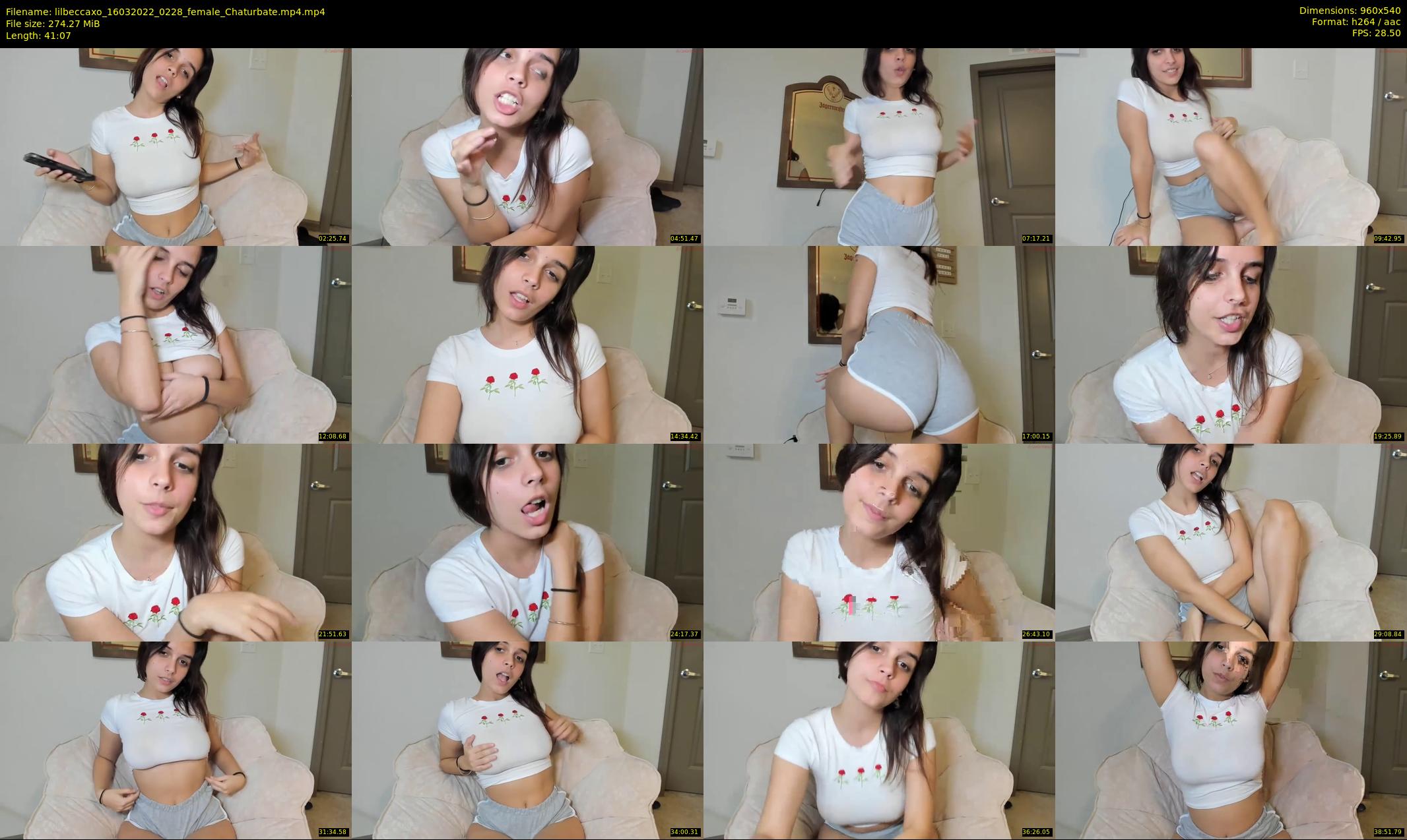 lilbeccaxo — 42 minute Chaturbate female cam show recording, 480p, Mar 16, 2022