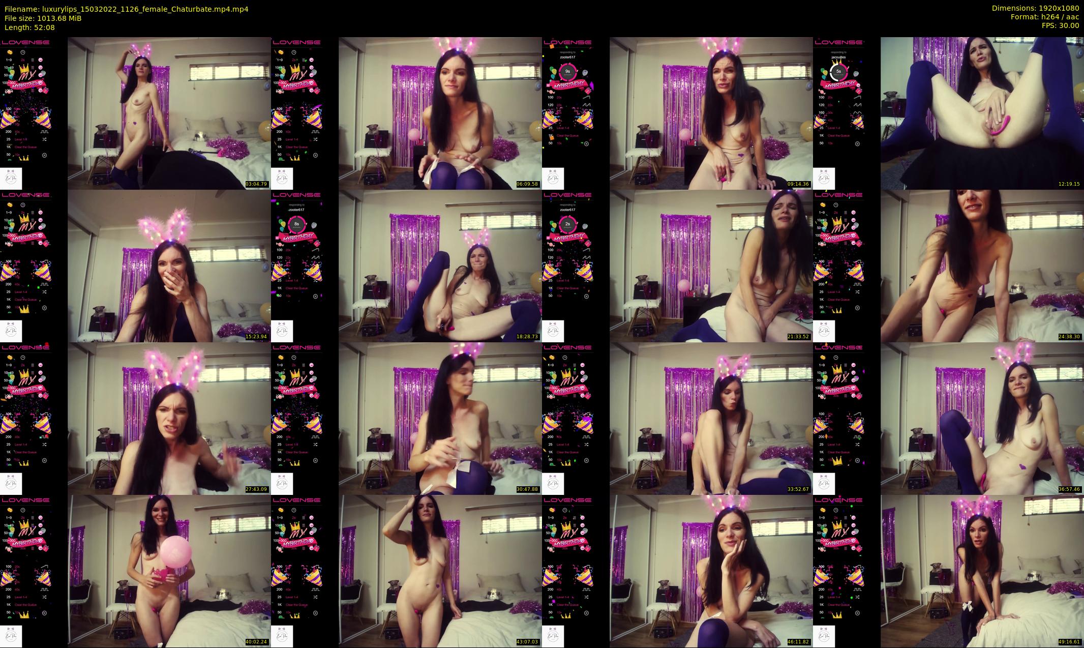 luxurylips — 53 minute Chaturbate female cam show recording, 1080p, Mar 15, 2022