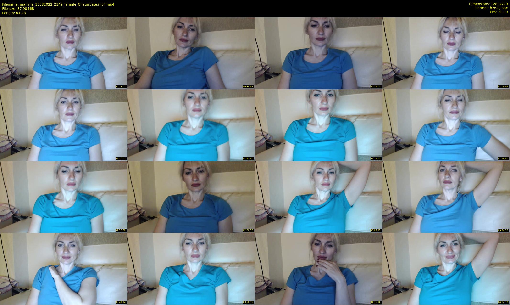 mallinia — 5 minute Chaturbate female cam show recording, 720p, Mar 15, 2022