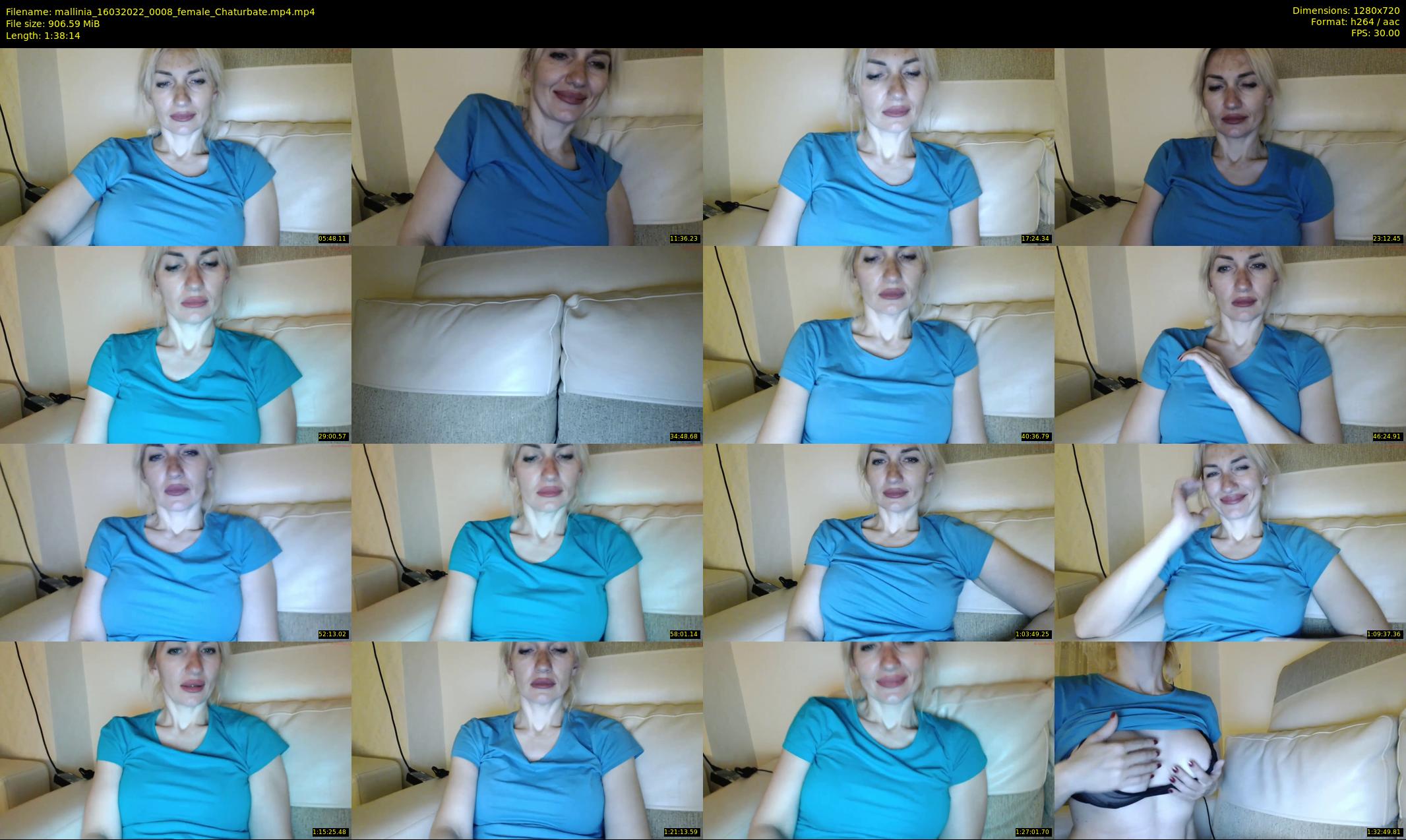mallinia — 99 minute Chaturbate female cam show recording, 720p, Mar 16, 2022
