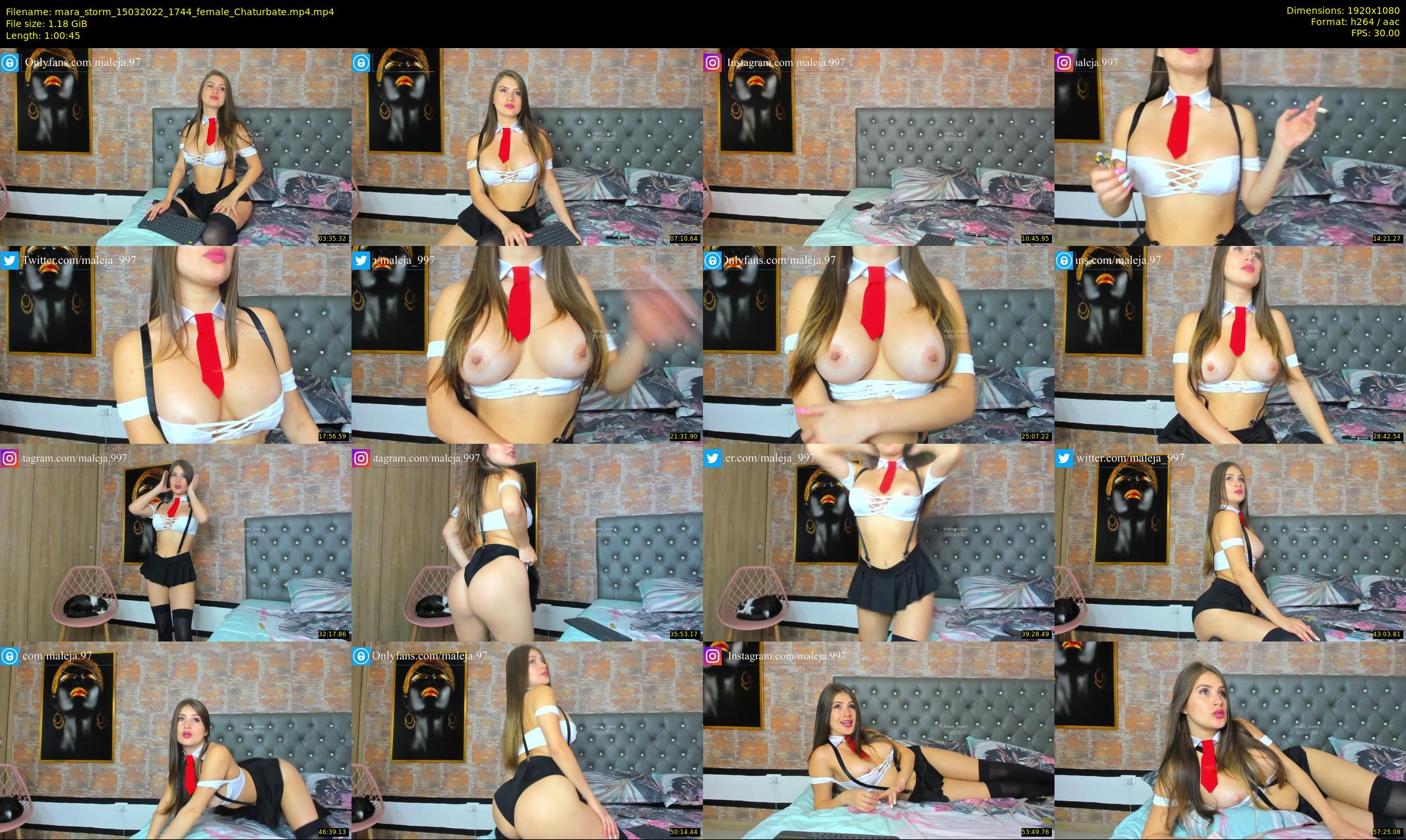 mara_storm — 61 minute Chaturbate female cam show recording, 1080p, Mar 15, 2022