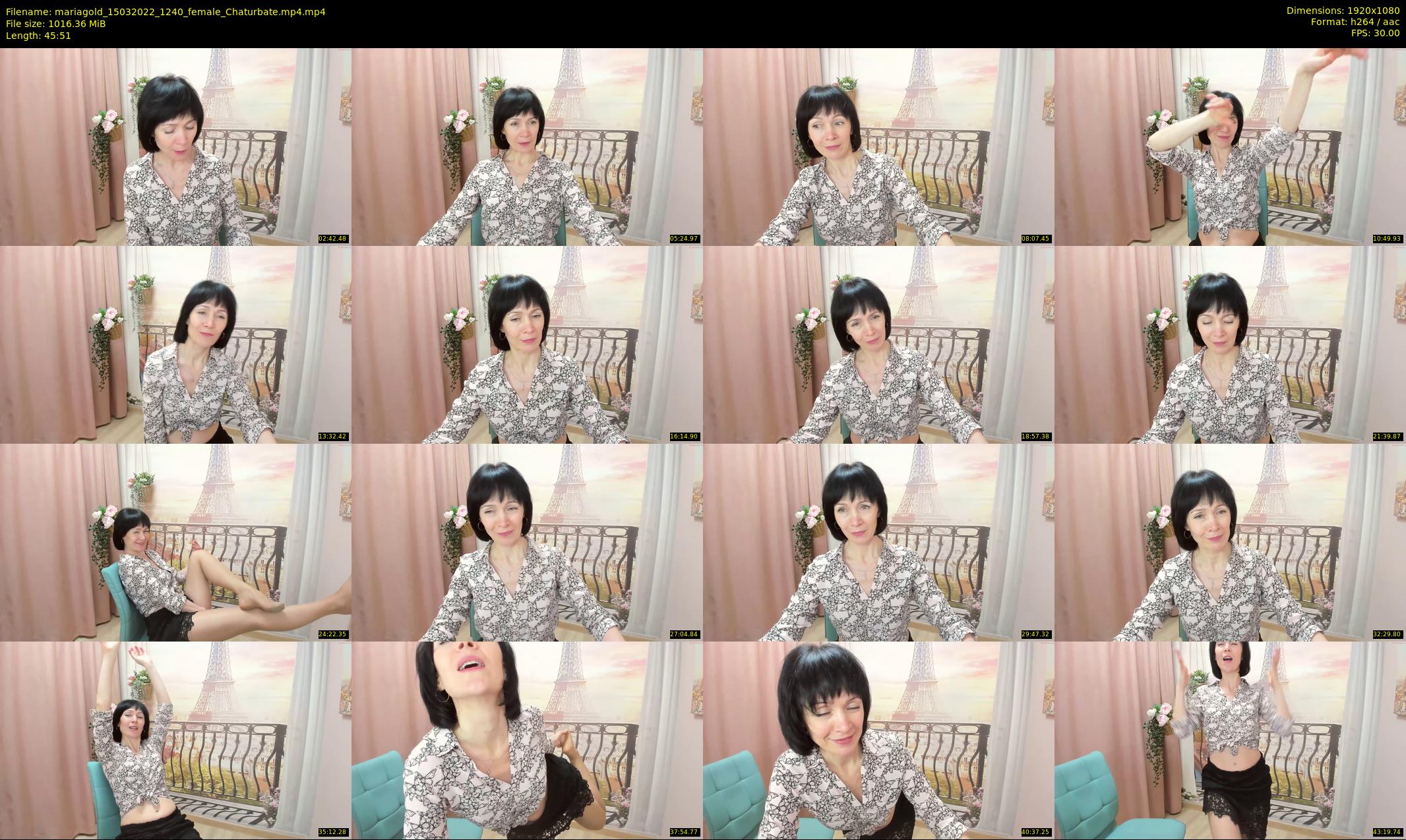 mariagold — 46 minute Chaturbate female cam show recording, 1080p, Mar 15, 2022