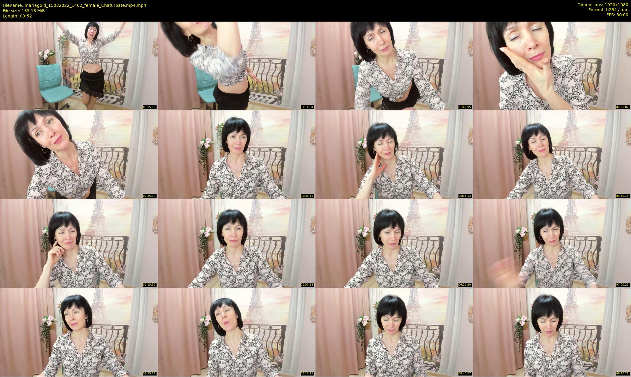 mariagold — 10 minute Chaturbate female cam show recording, 1080p, Mar 15, 2022