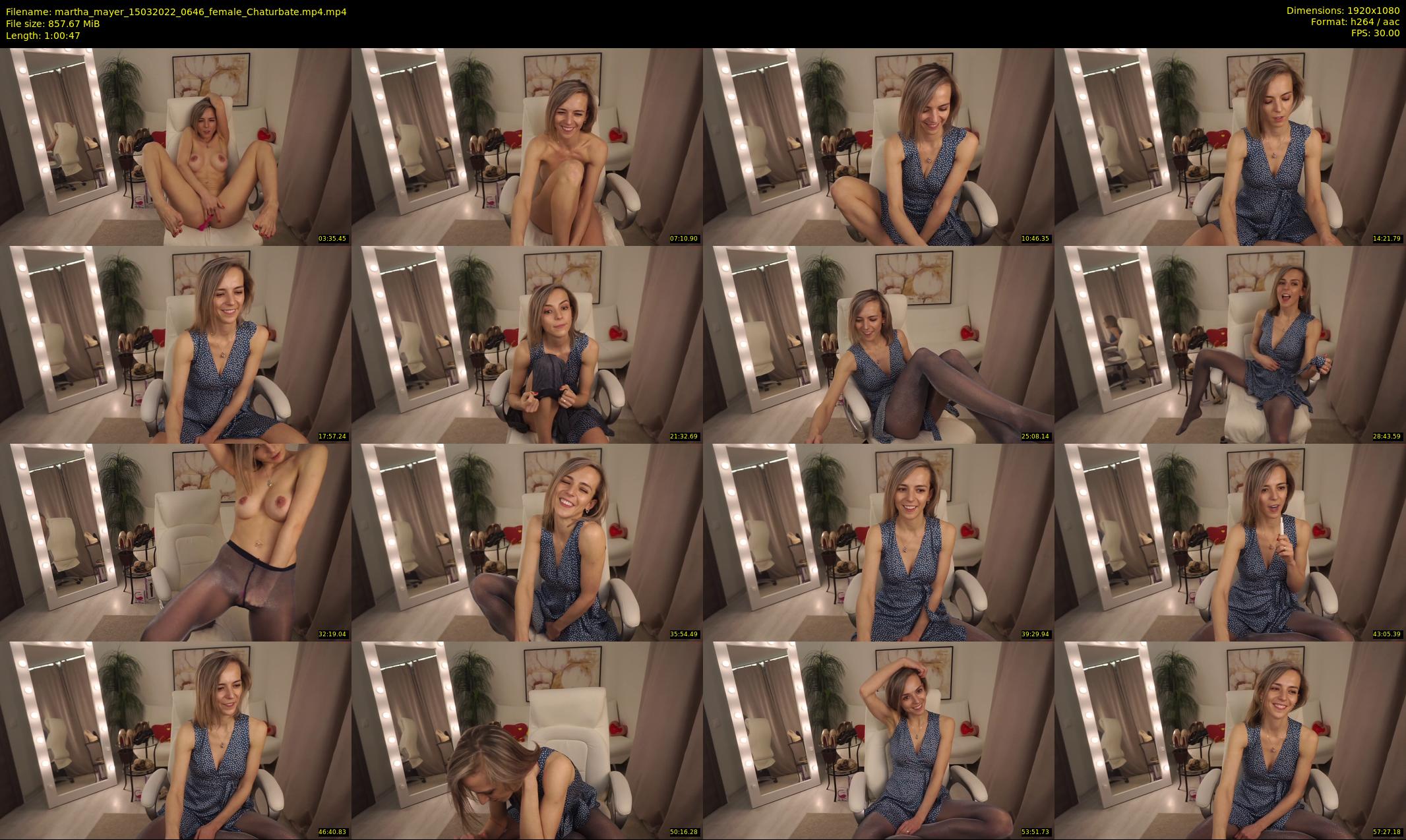 martha_mayer — 61 minute Chaturbate female cam show recording, 1080p, Mar 15, 2022