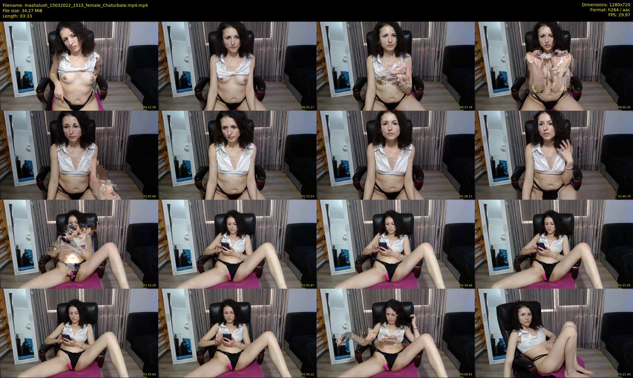 mashalush — 4 minute Chaturbate female cam show recording, 720p, Mar 15, 2022