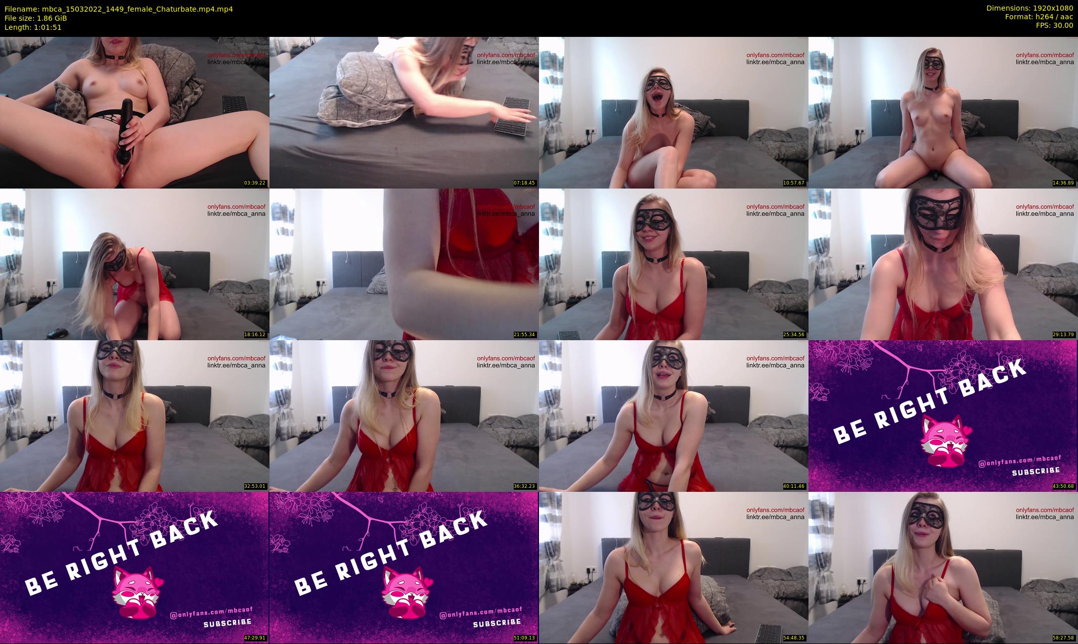 mbca — 62 minute Chaturbate couple cam show recording, 1080p, Mar 15, 2022