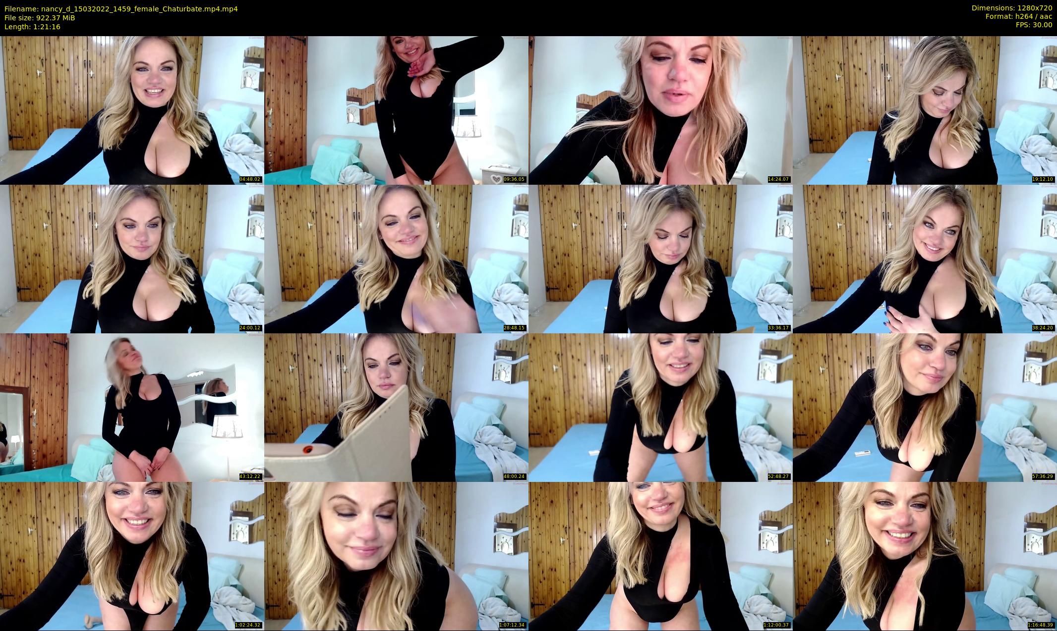 nancy_d — 82 minute Chaturbate female cam show recording, 720p, Mar 15, 2022