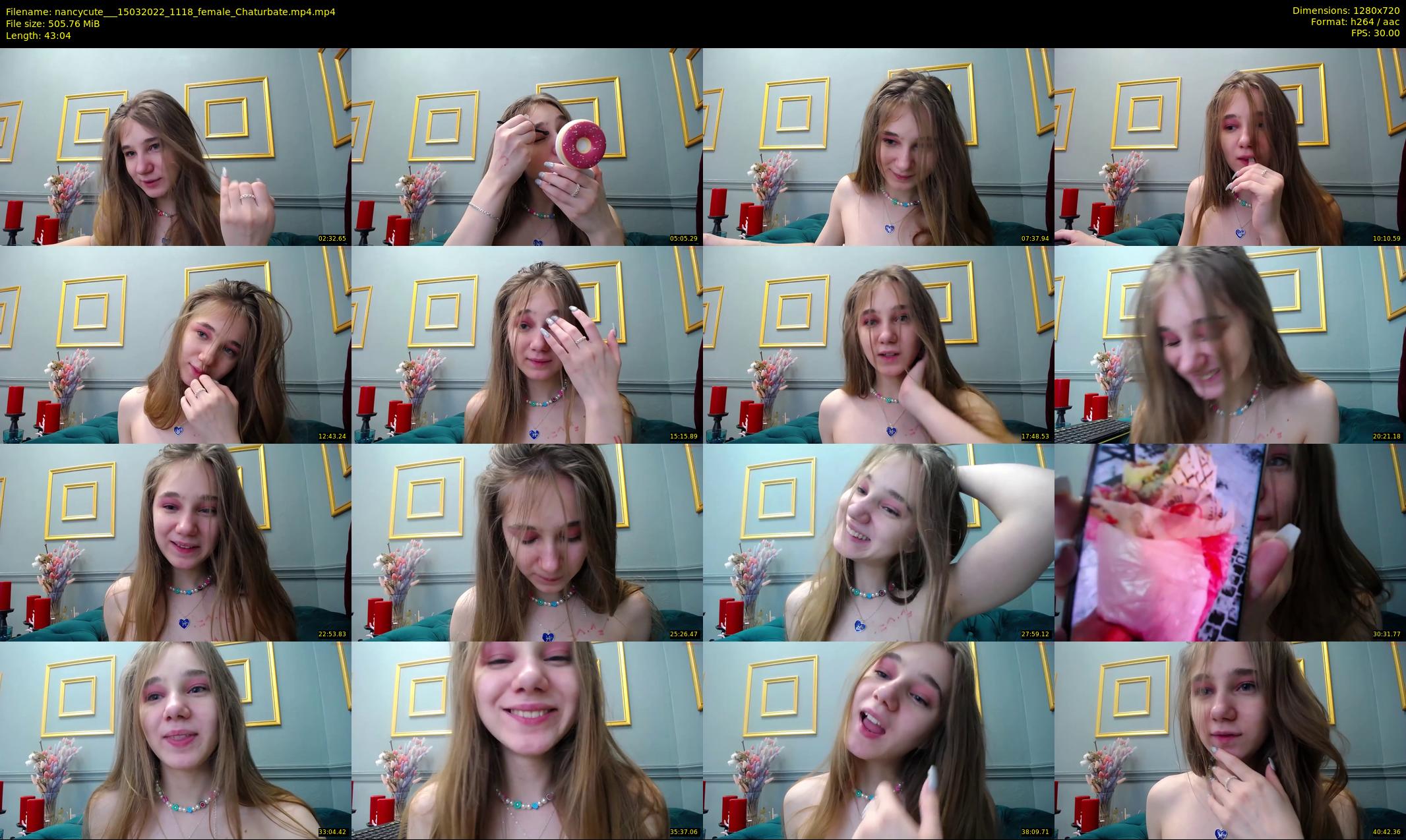 nancycute__ — 44 minute Chaturbate female cam show recording, 720p, Mar 15, 2022