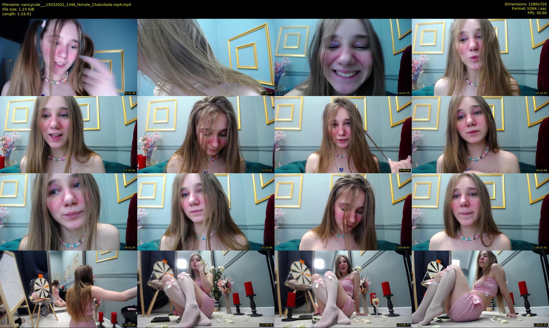 nancycute__ — 94 minute Chaturbate female cam show recording, 720p, Mar 15, 2022