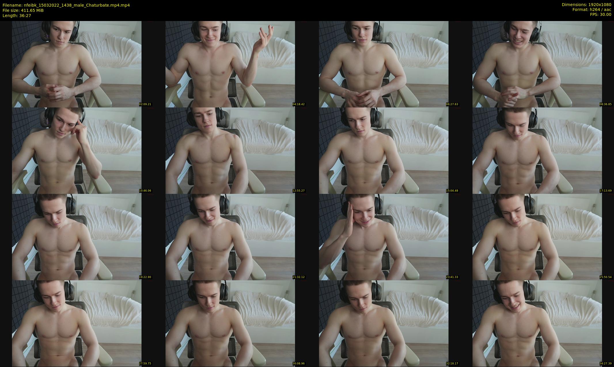 nfeibk — 37 minute Chaturbate male cam show recording, 1080p, Mar 15, 2022