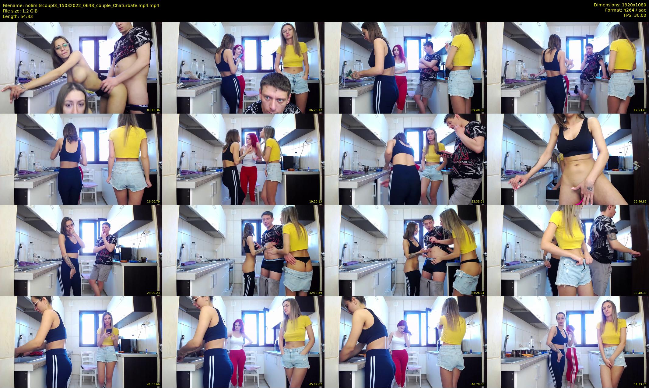 nolimitscoupl3 — 55 minute Chaturbate couple cam show recording, 1080p, Mar 15, 2022