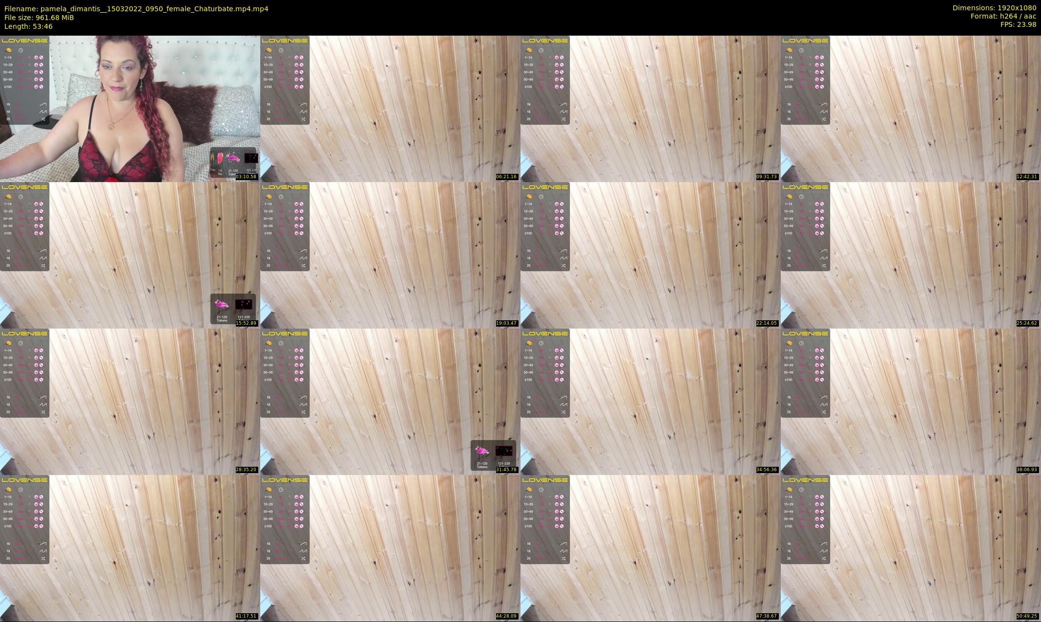 pamela_dimantis_ — 54 minute Chaturbate female cam show recording, 1080p, Mar 15, 2022