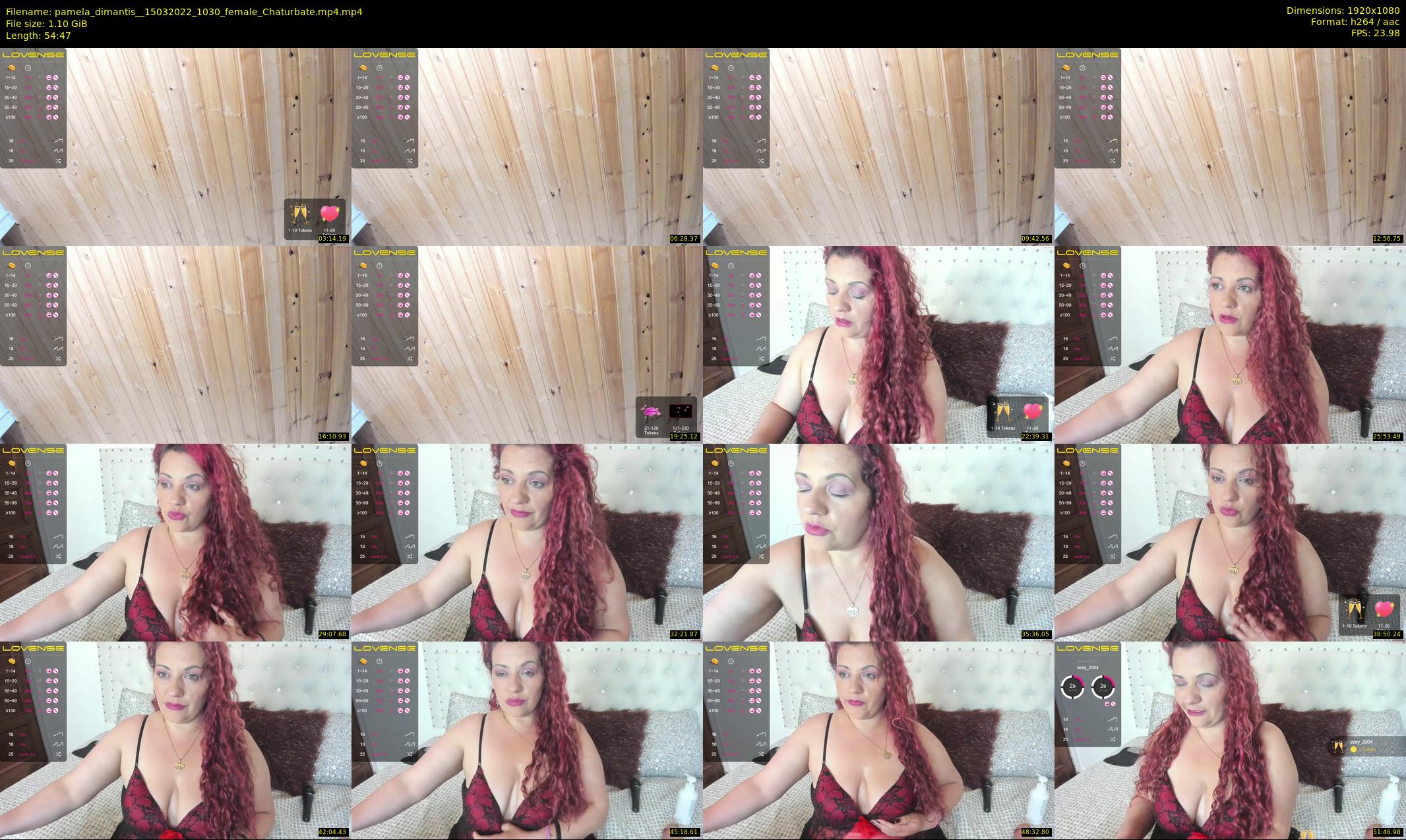 pamela_dimantis_ — 55 minute Chaturbate female cam show recording, 1080p, Mar 15, 2022