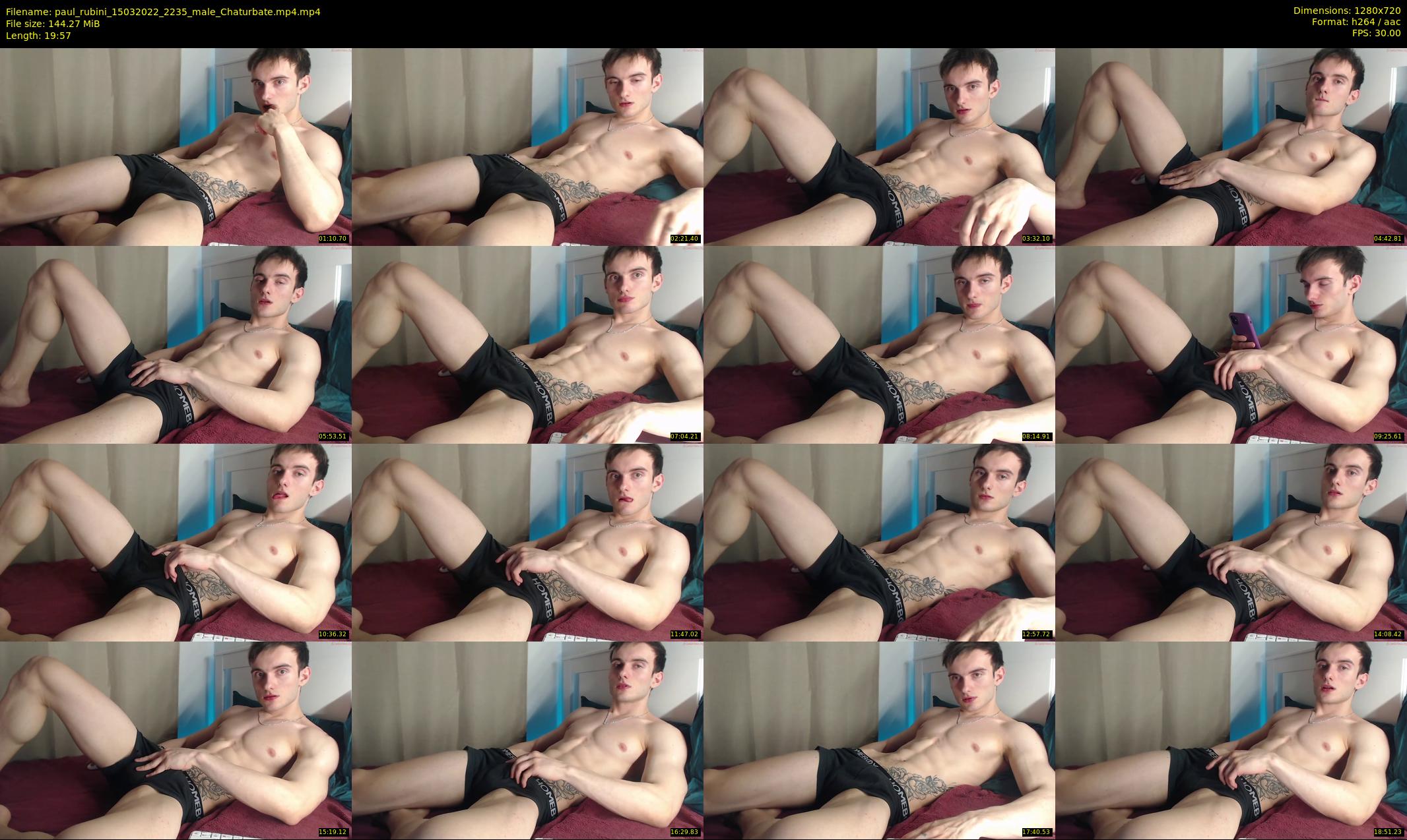 paul_rubini — 20 minute Chaturbate male cam show recording, 720p, Mar 15, 2022