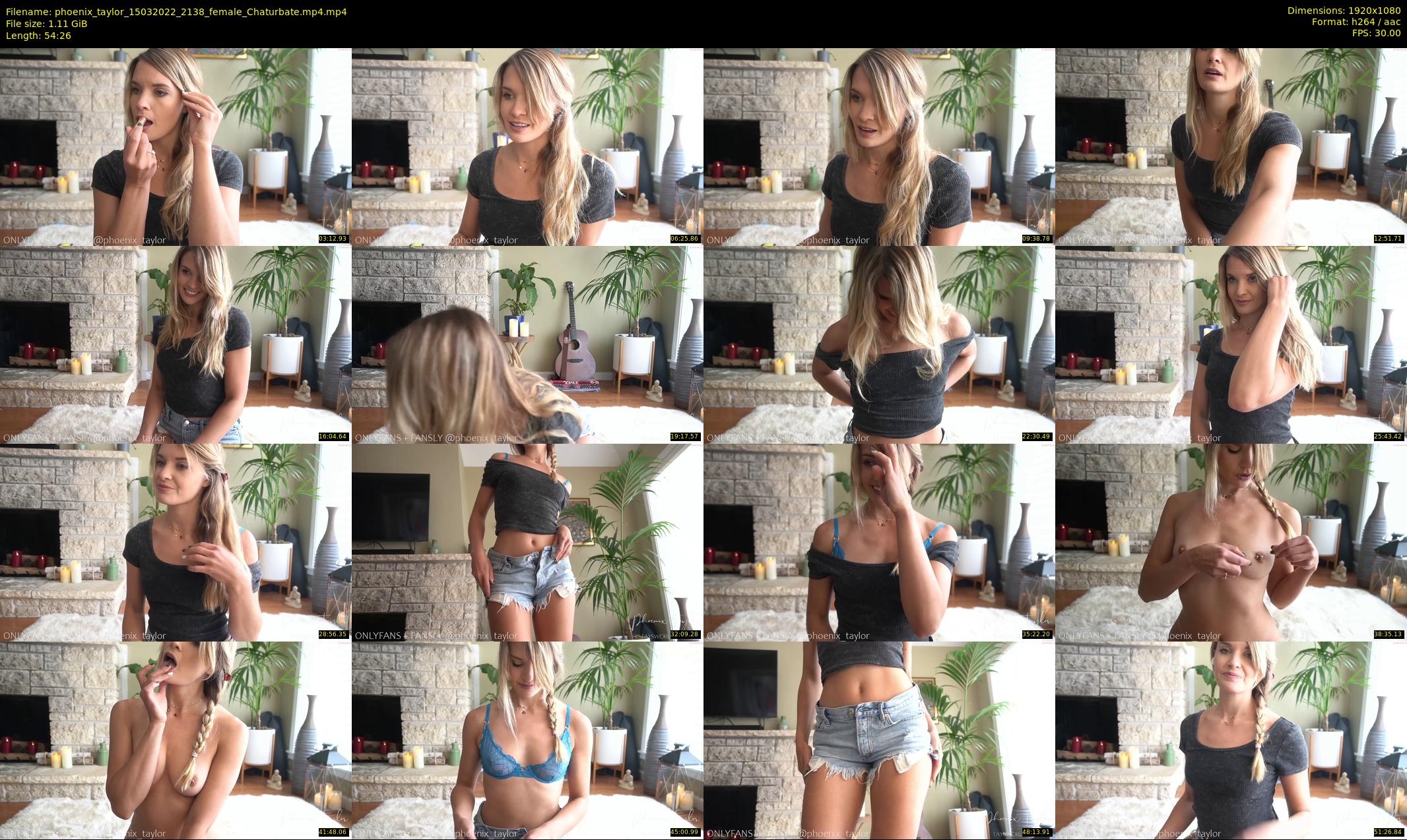 phoenix_taylor — 55 minute Chaturbate female cam show recording, 1080p, Mar 15, 2022