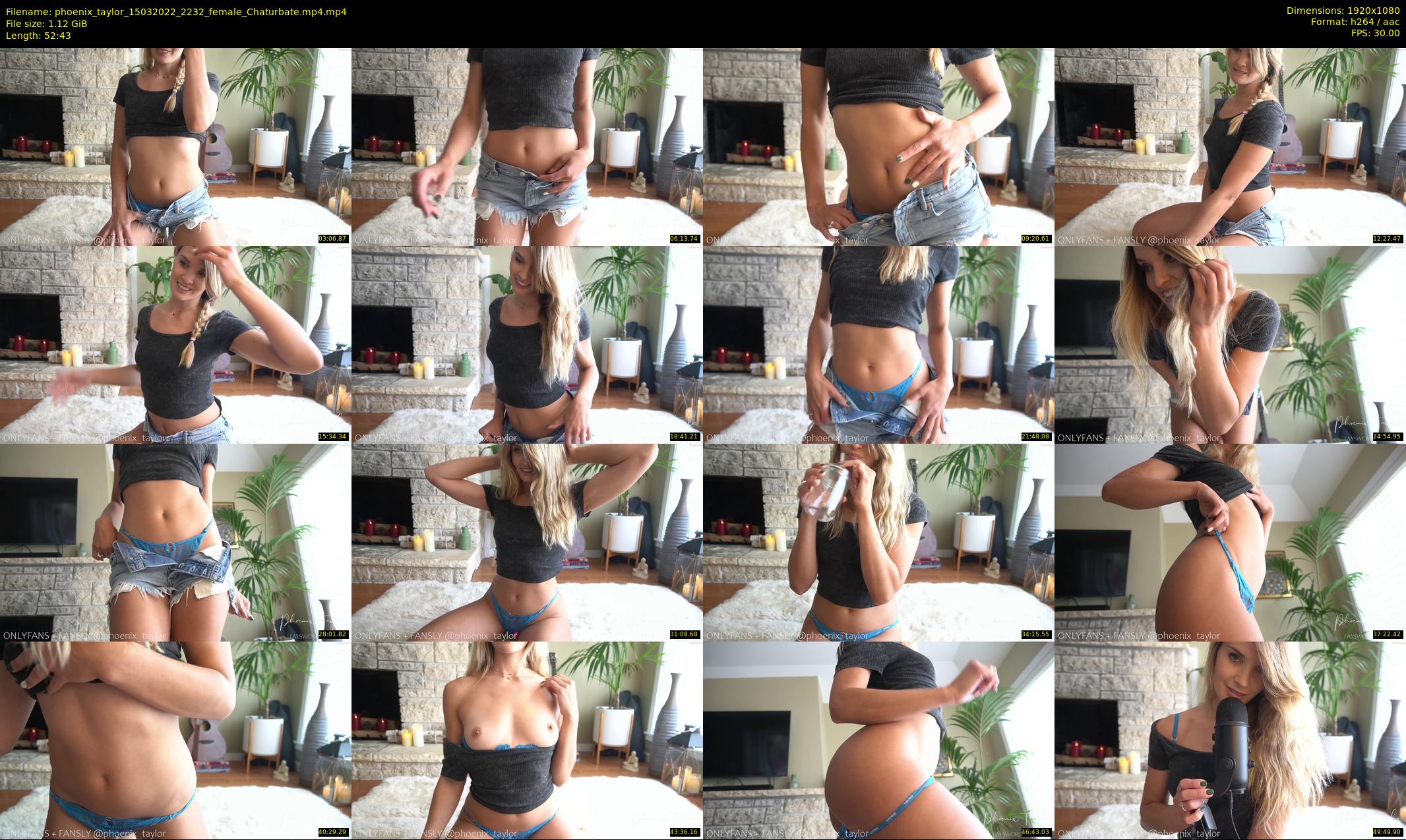 phoenix_taylor — 53 minute Chaturbate female cam show recording, 1080p, Mar 15, 2022
