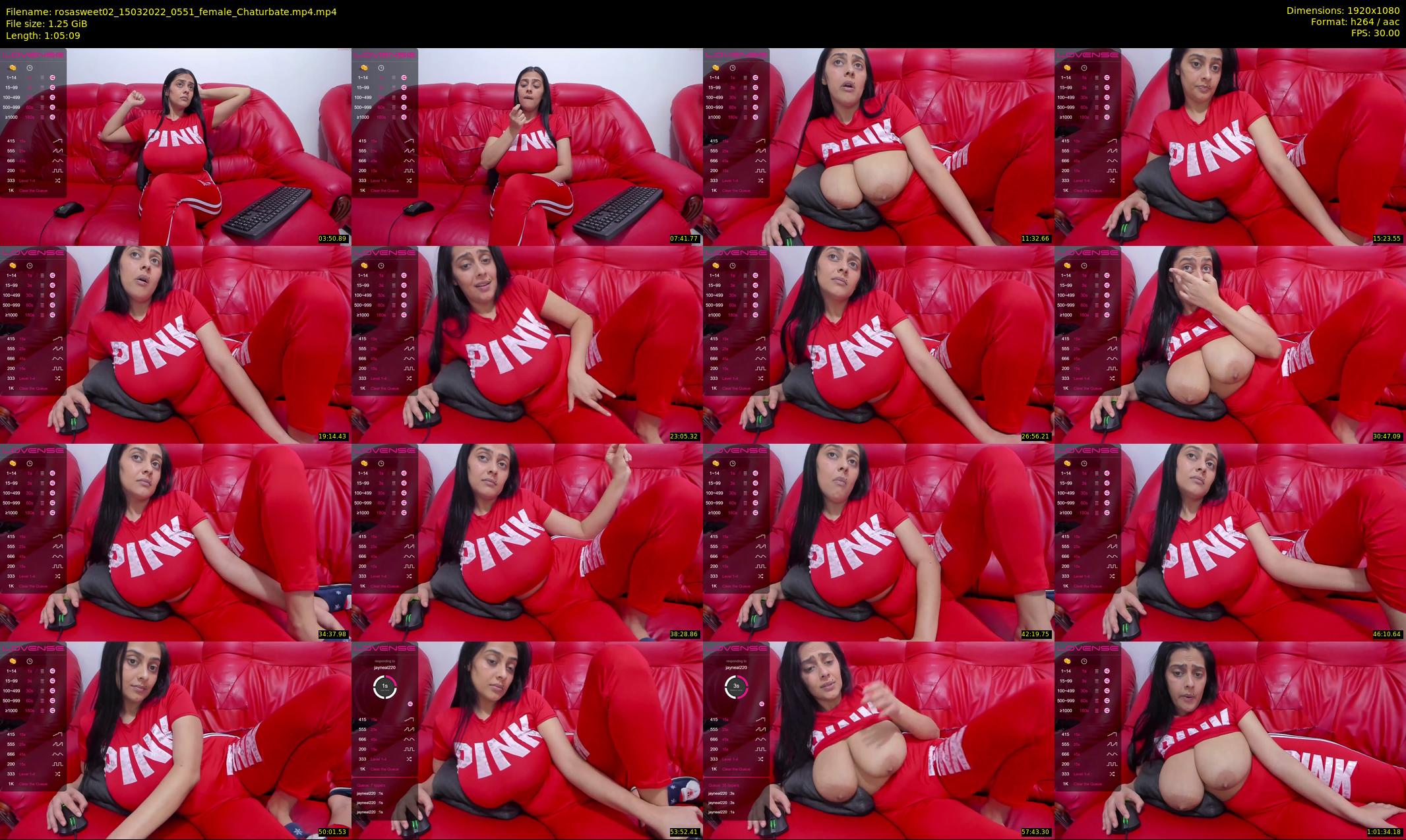 rosasweet02 — 66 minute Chaturbate female cam show recording, 1080p, Mar 15, 2022