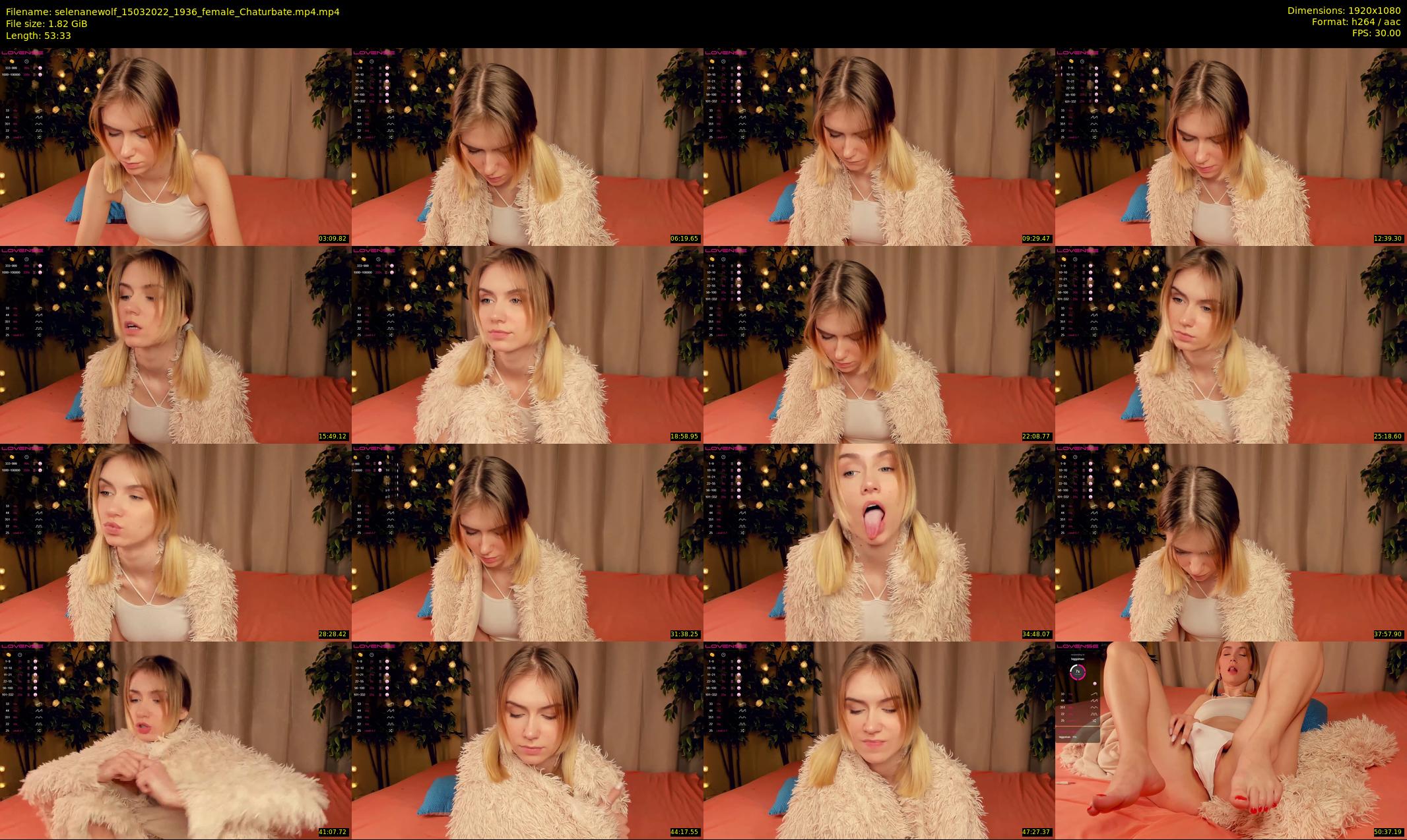 selenanewolf — 54 minute Chaturbate couple cam show recording, 1080p, Mar 15, 2022