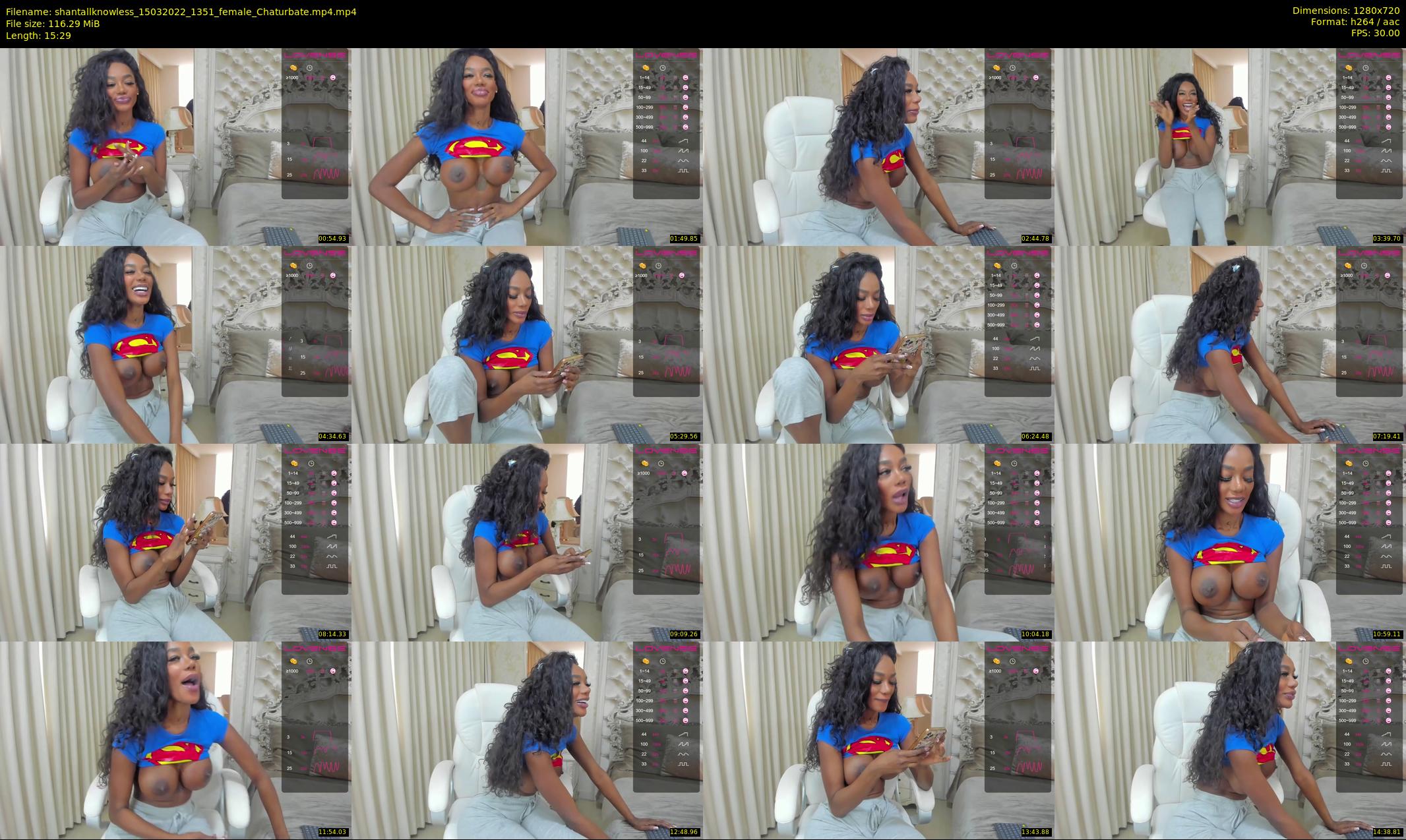 shantallknowless — 16 minute Chaturbate female cam show recording, 720p, Mar 15, 2022